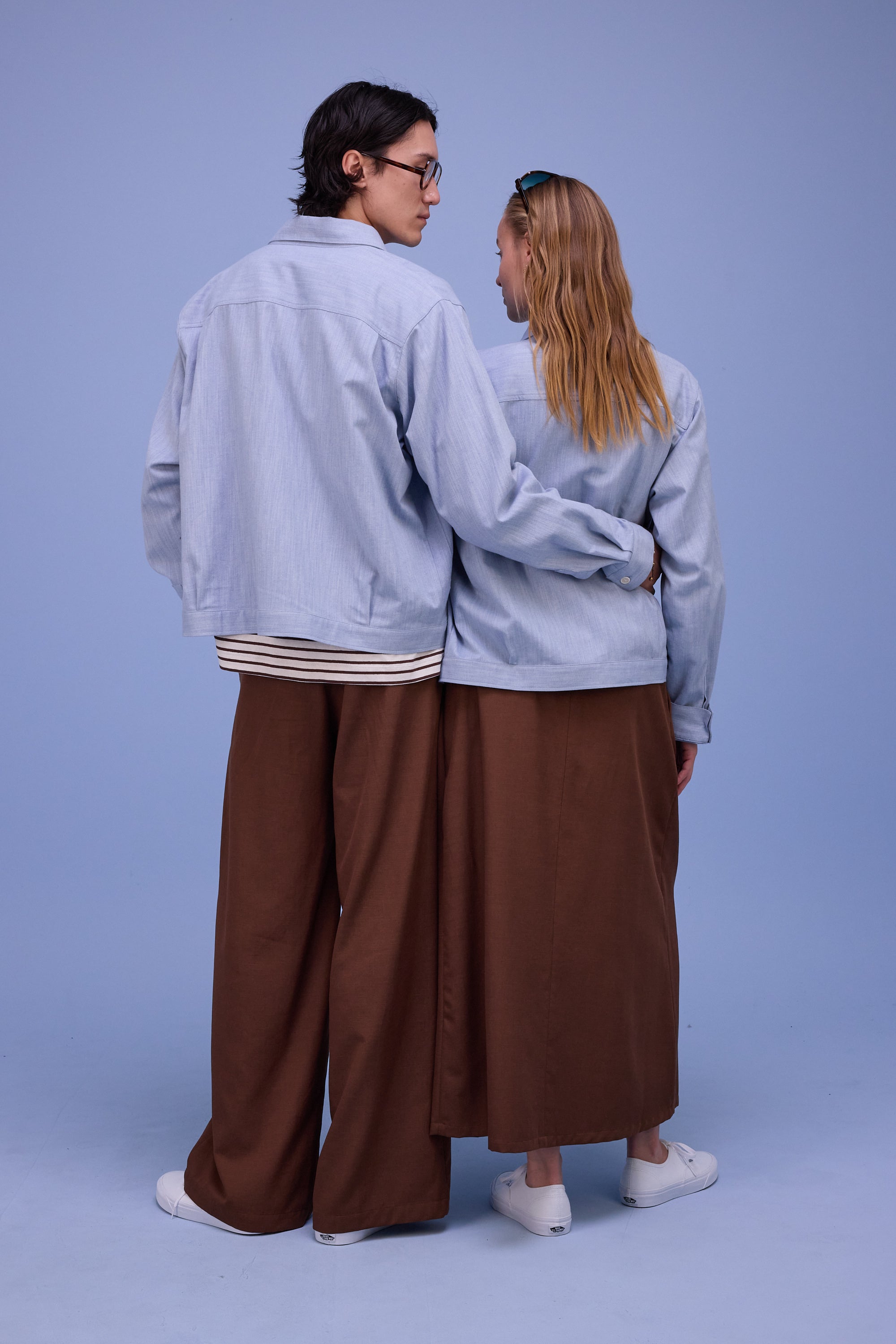 Feda hemd in soft blue