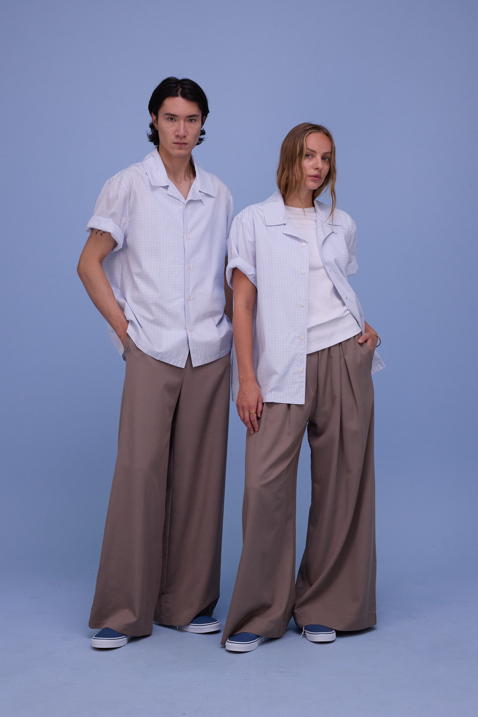 Hugo hemd in notebook blue checks