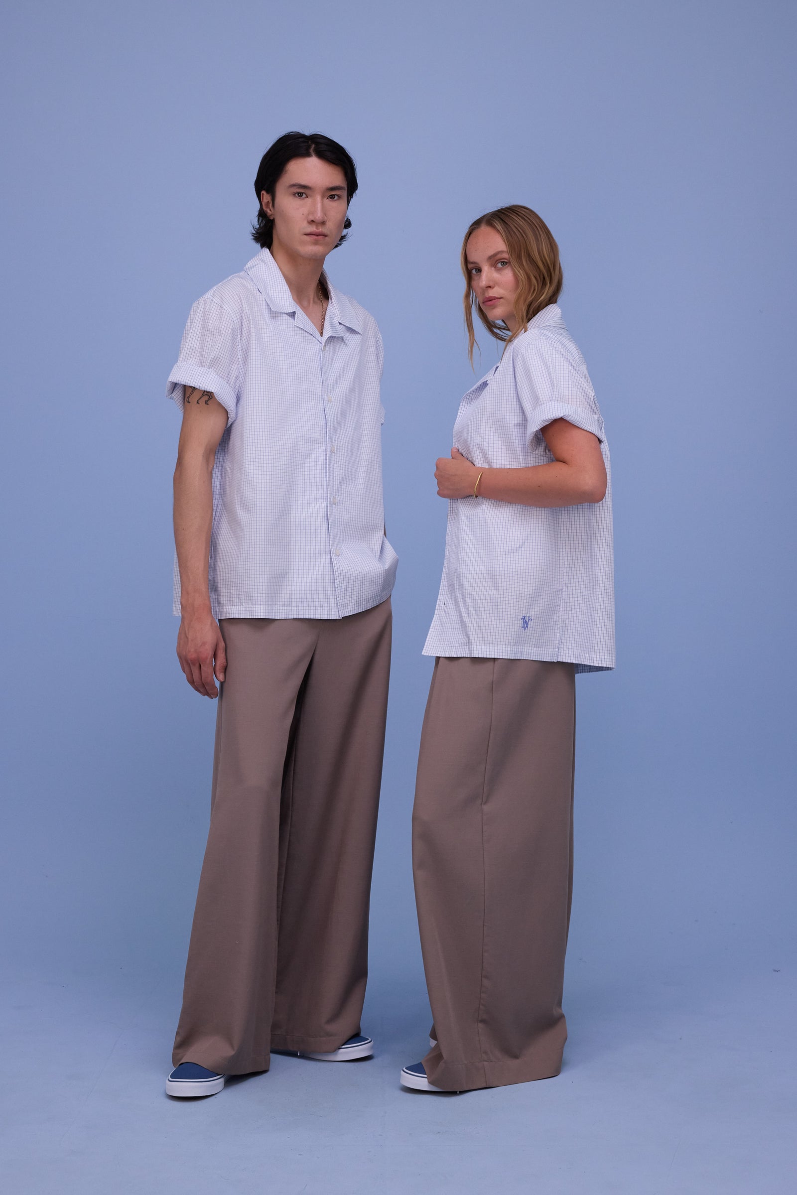 Hugo hemd in notebook blue checks