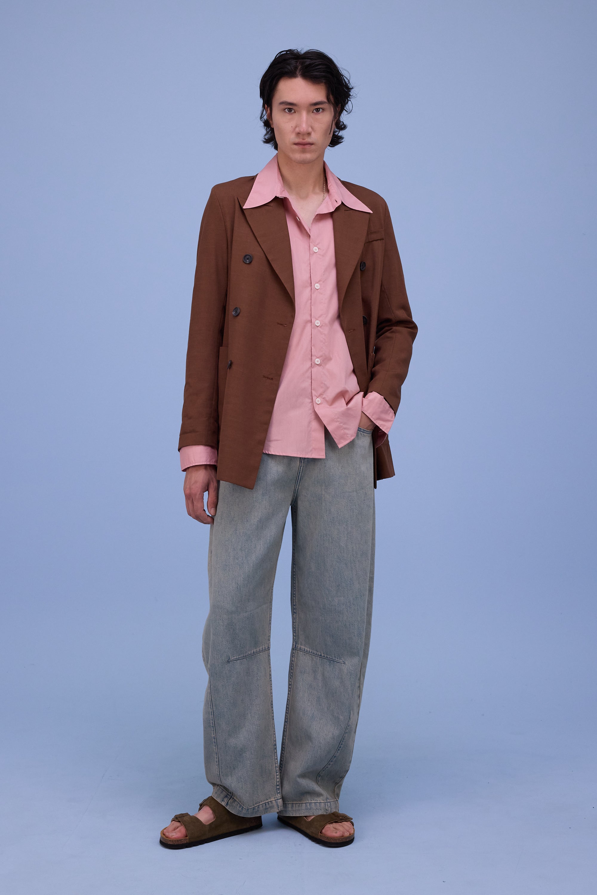 Godfried hemd in old rose