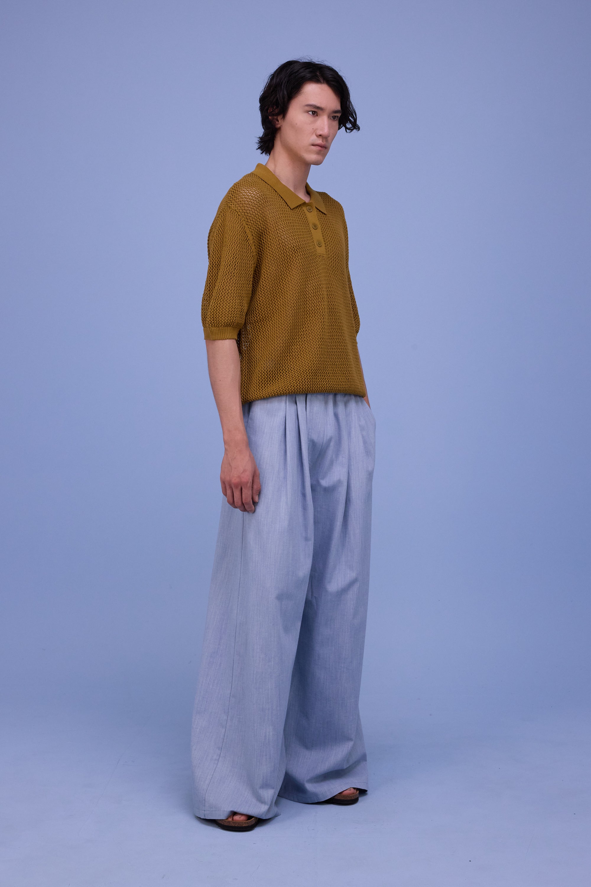 Hokkaido polo in mustard