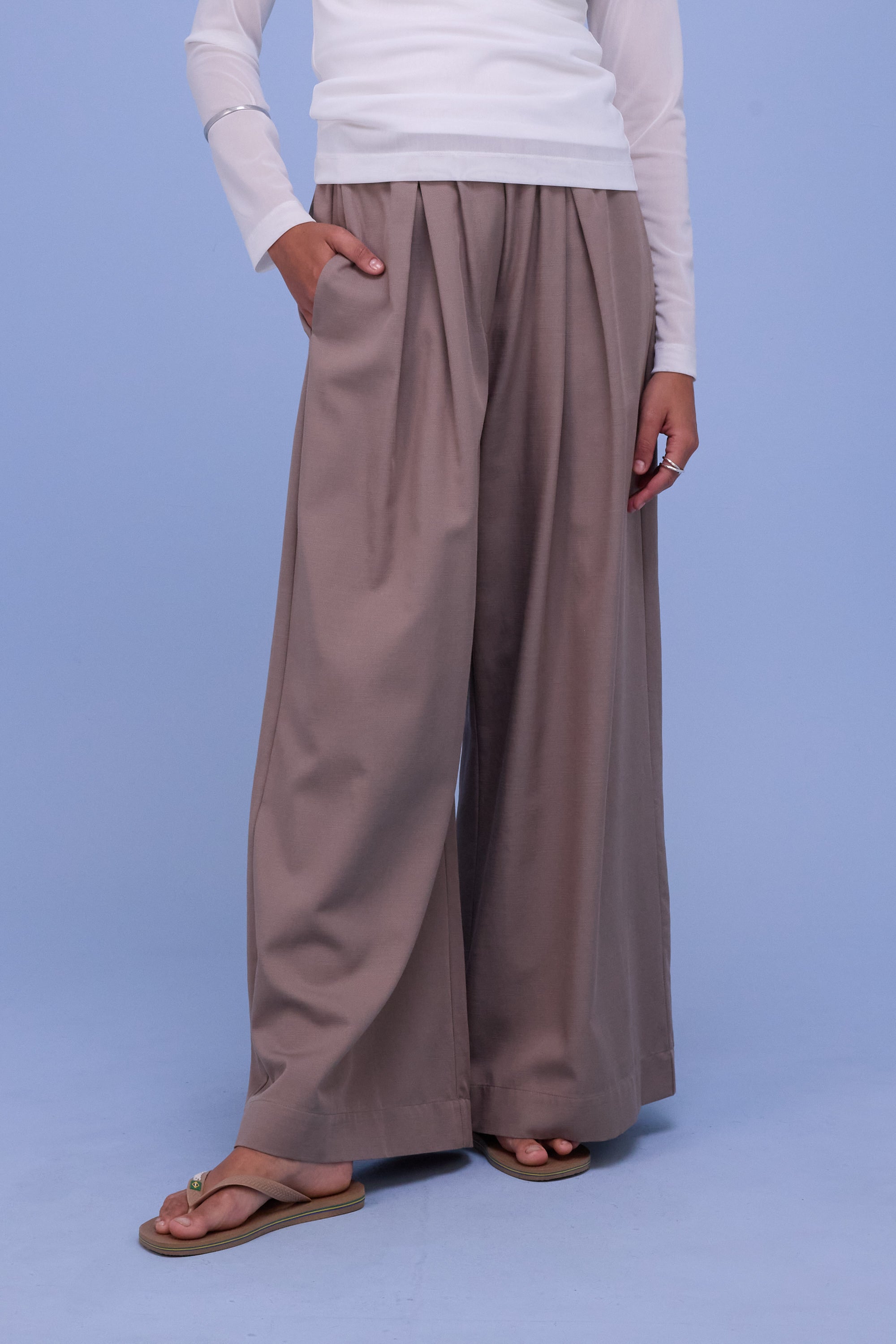 Freddy broek in simply taupe