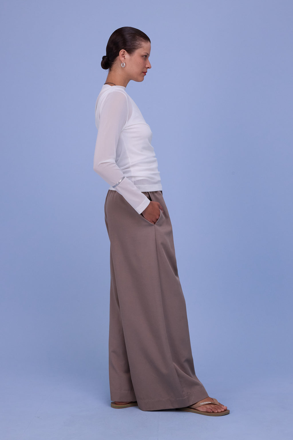 Freddy broek in simply taupe