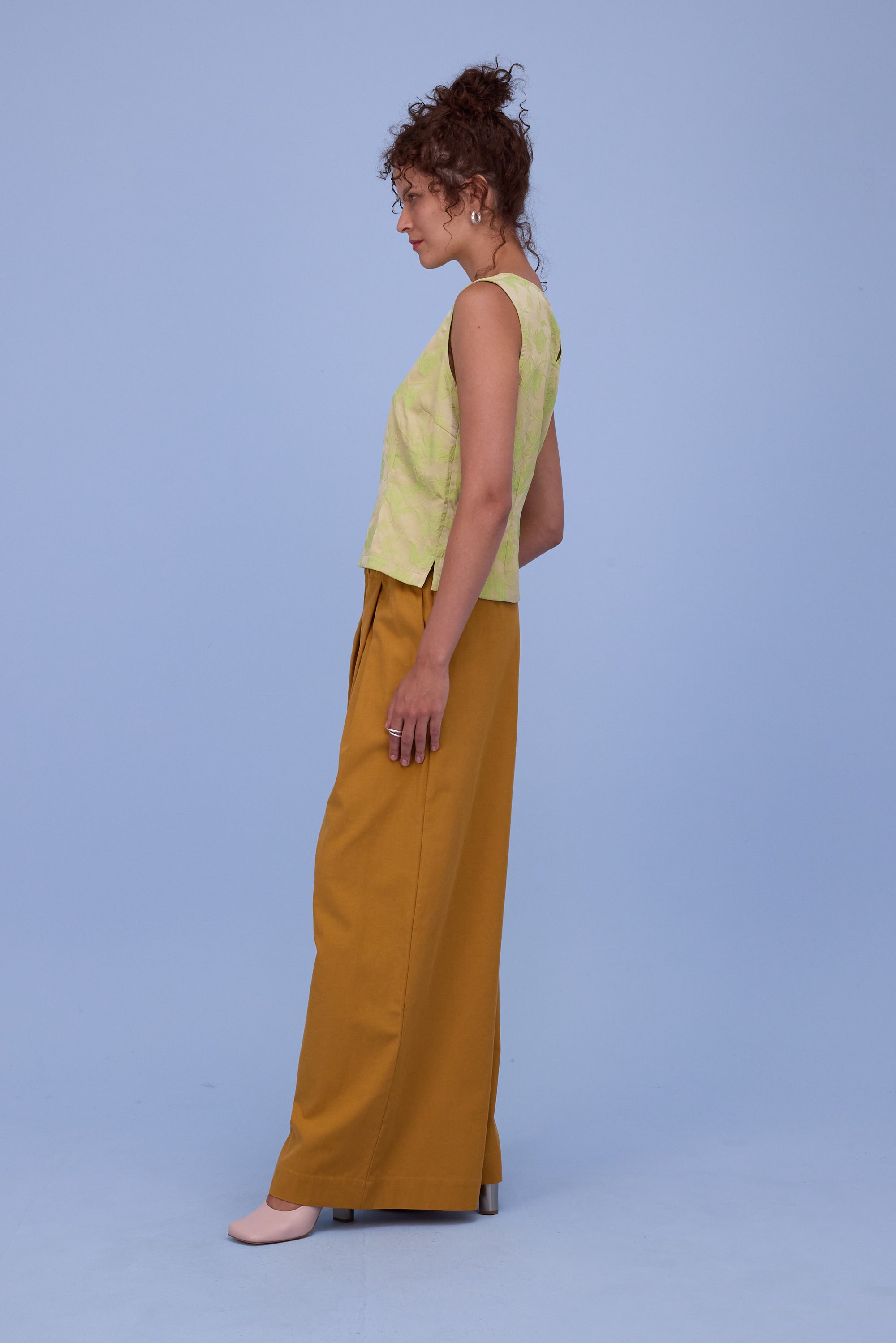 Freddy broek in oker