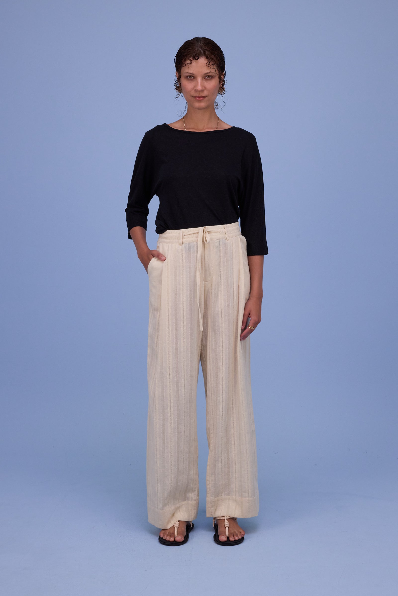 Haiko trousers in papyrus