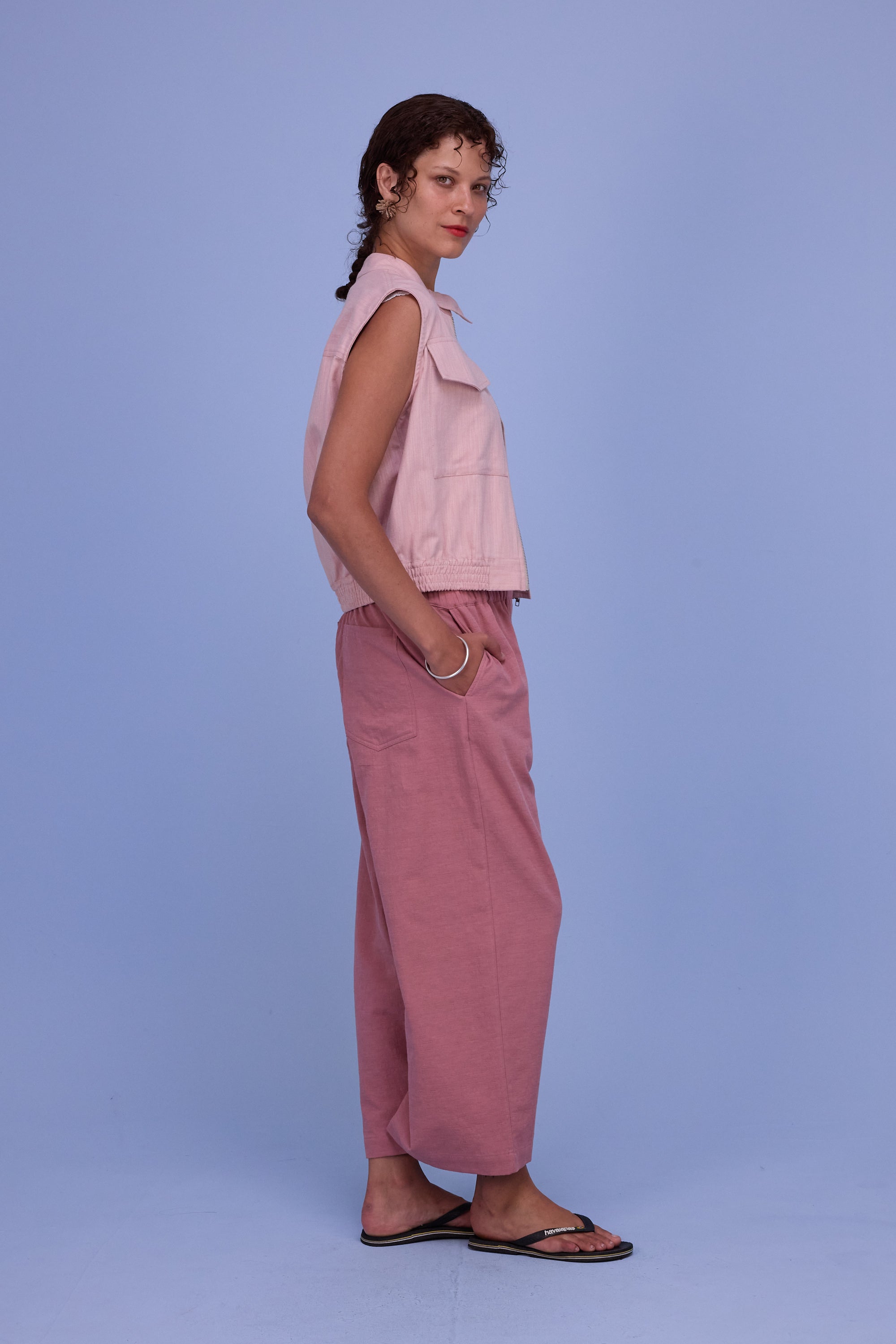 Honorat trousers in old rose
