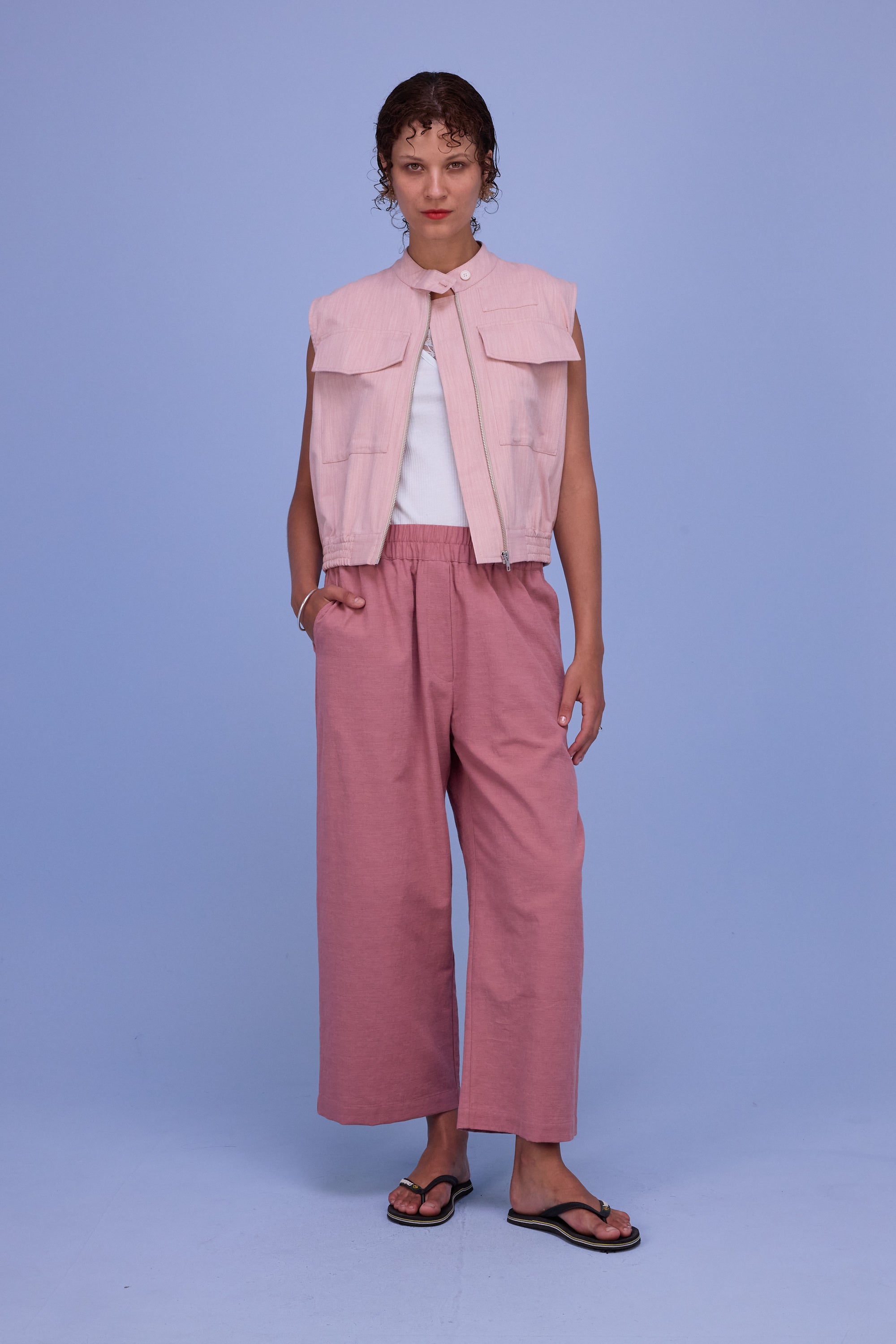 Honorat trousers in old rose