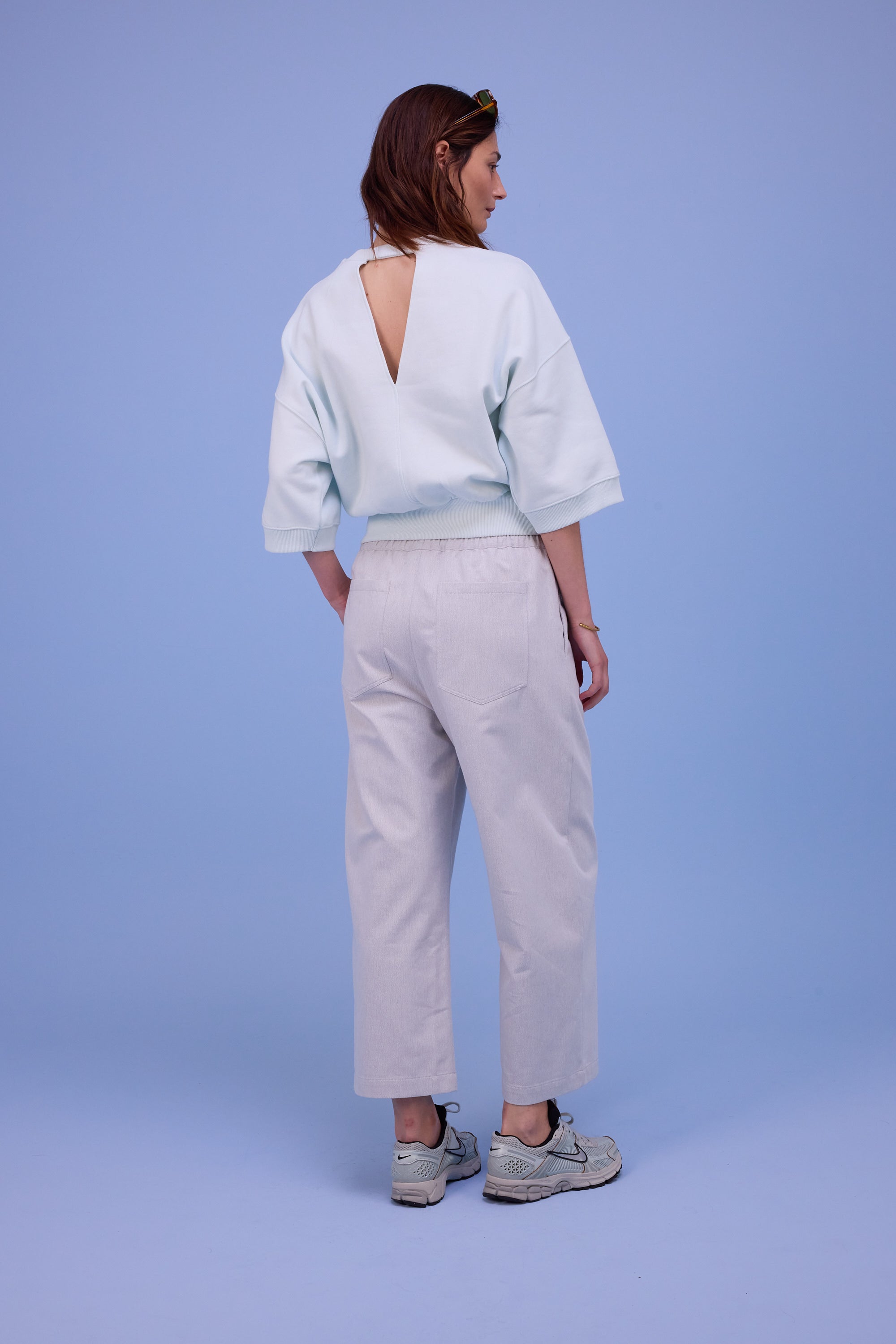 Honorat trousers in silver