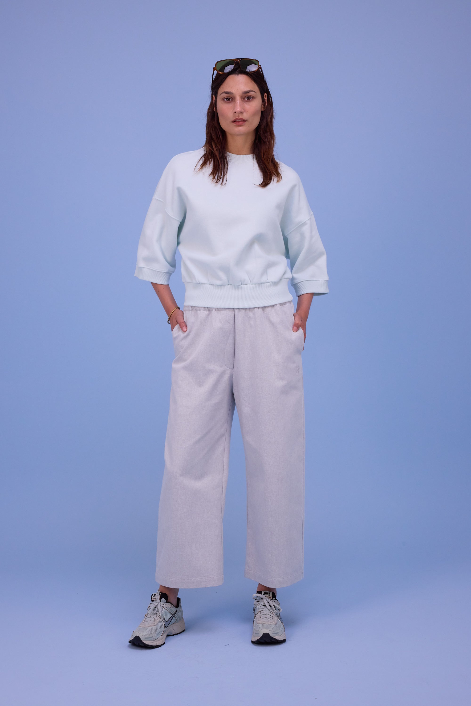 Honorat trousers in silver