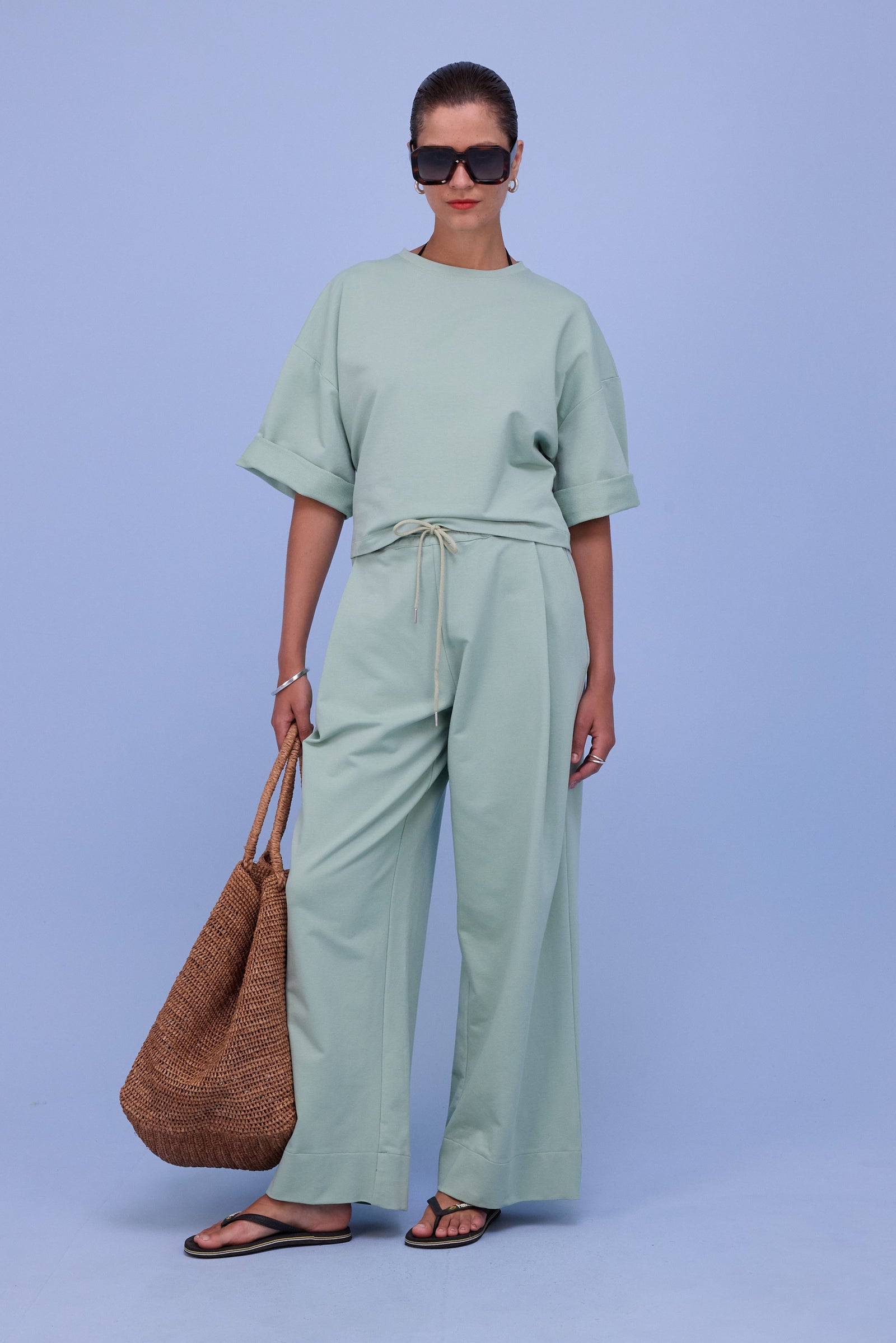 Geano trousers in sage