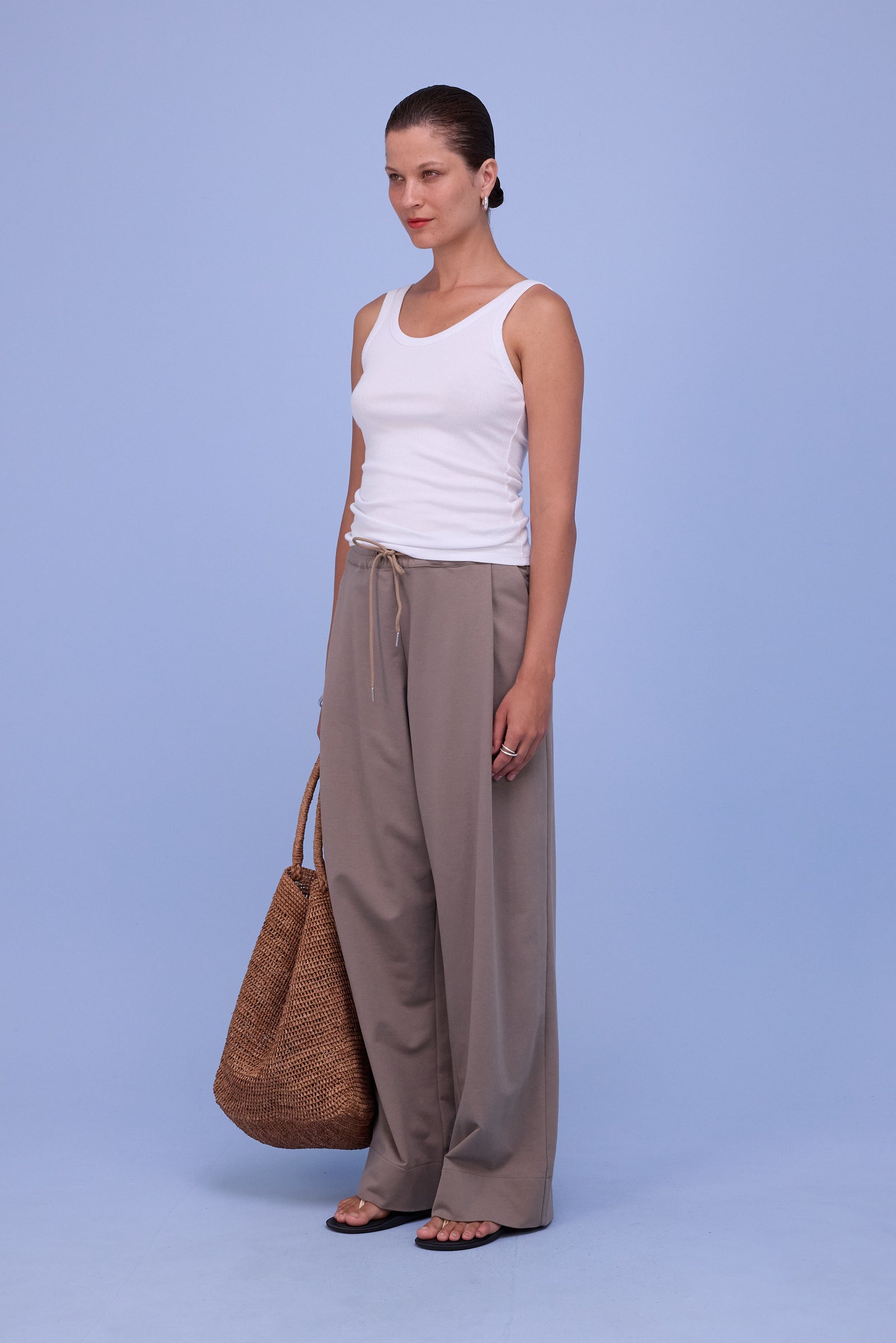 Geano broek in simply taupe