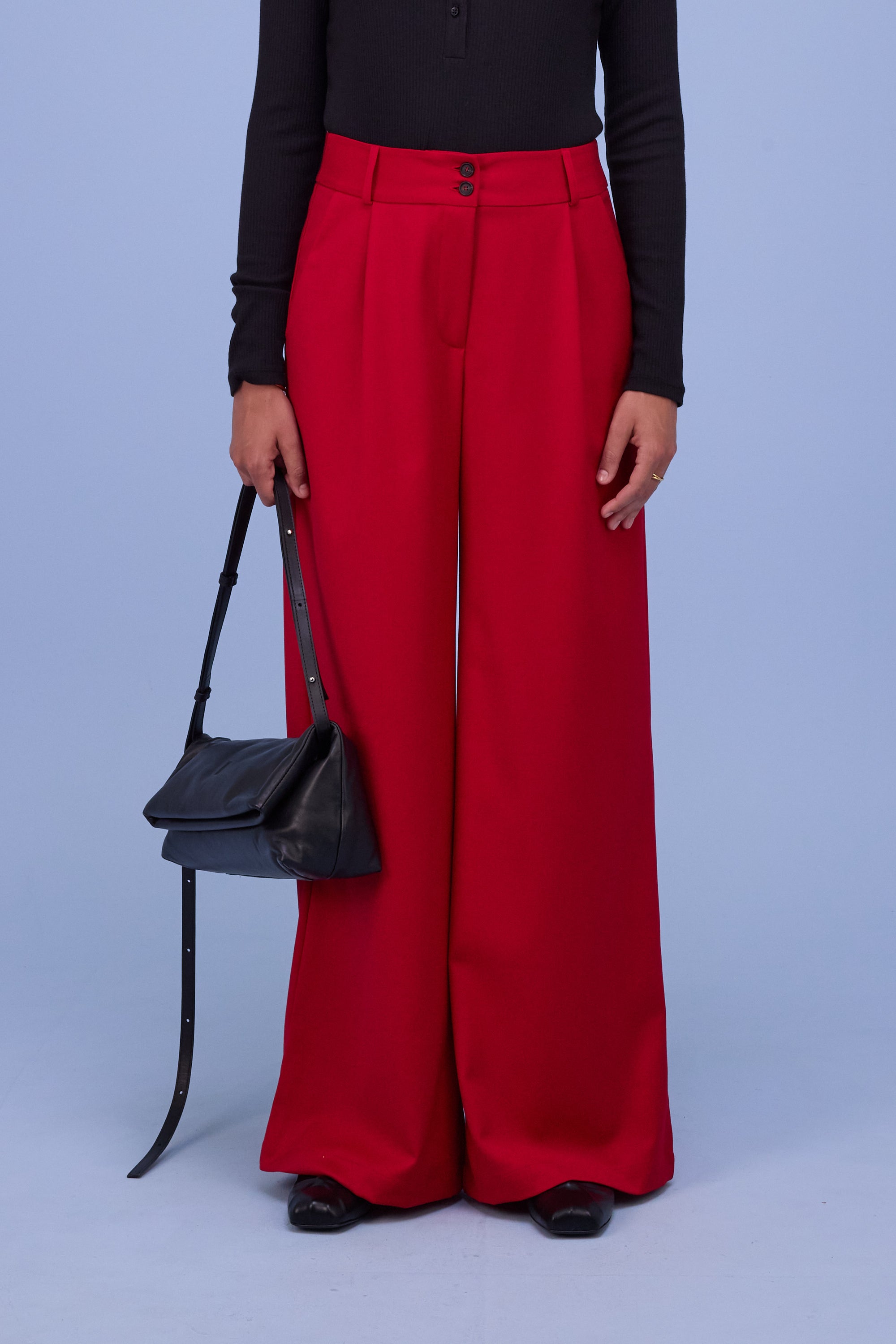 Zoella broek in lipstick red