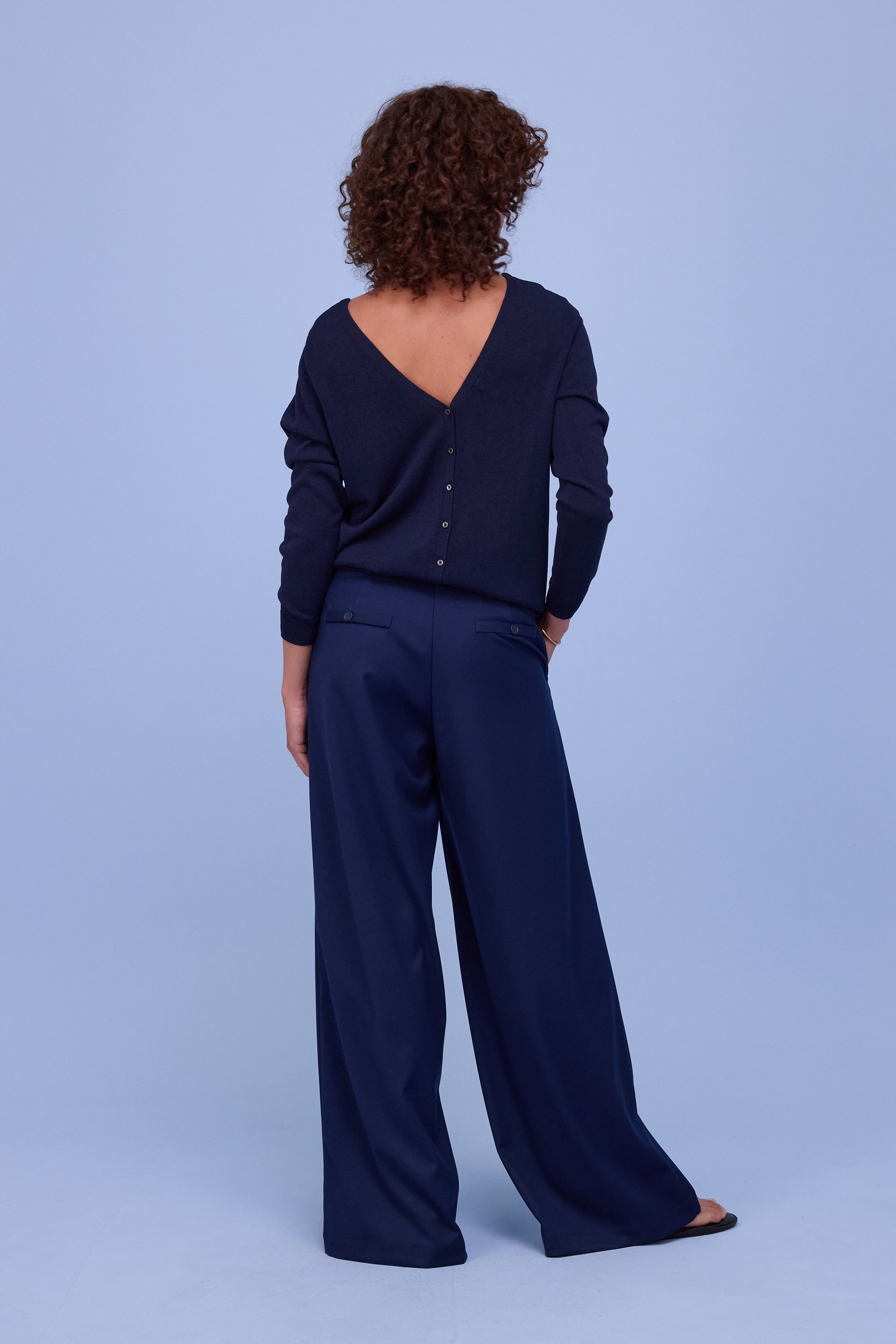 Zoella trousers in navy