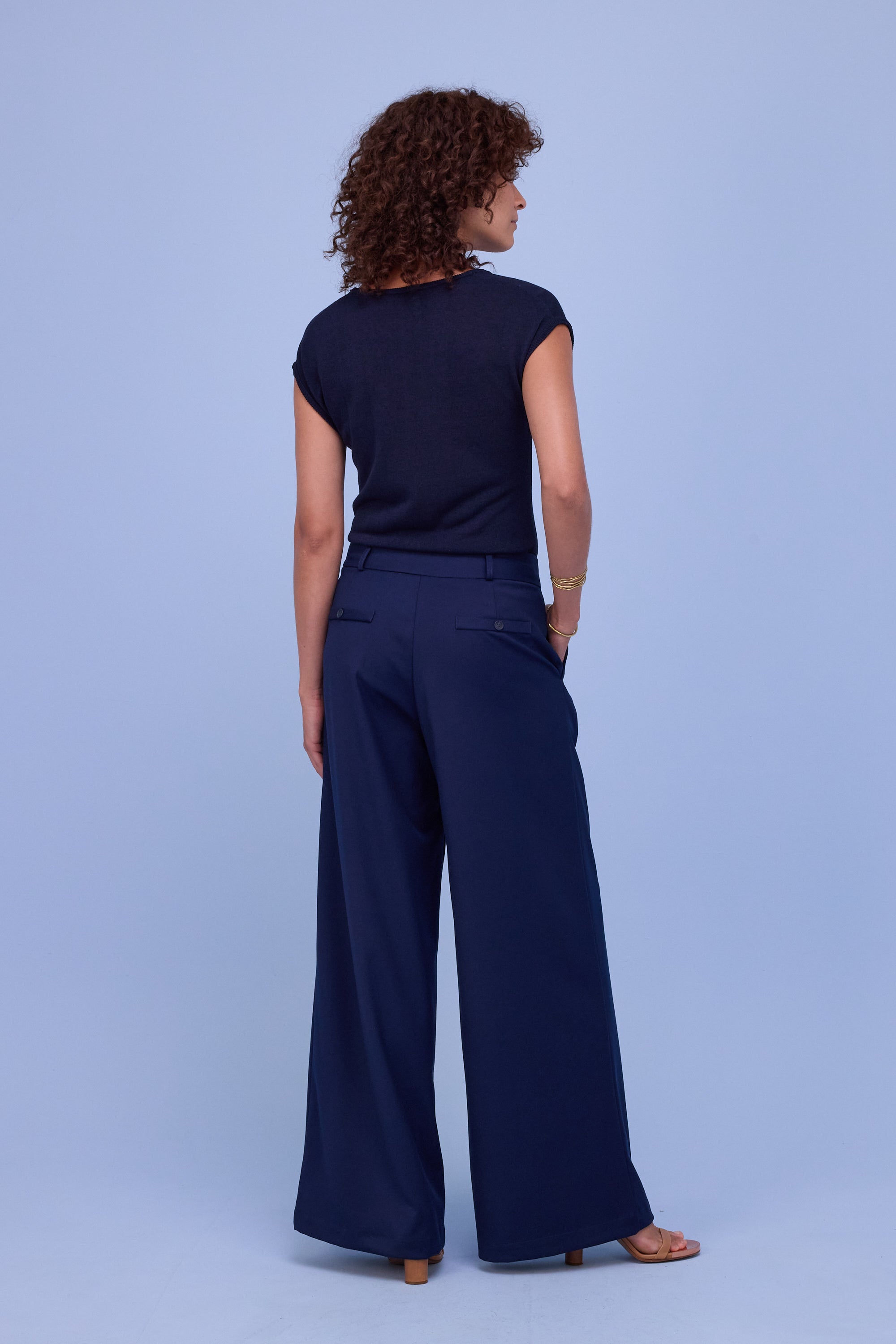 Zoella trousers in navy