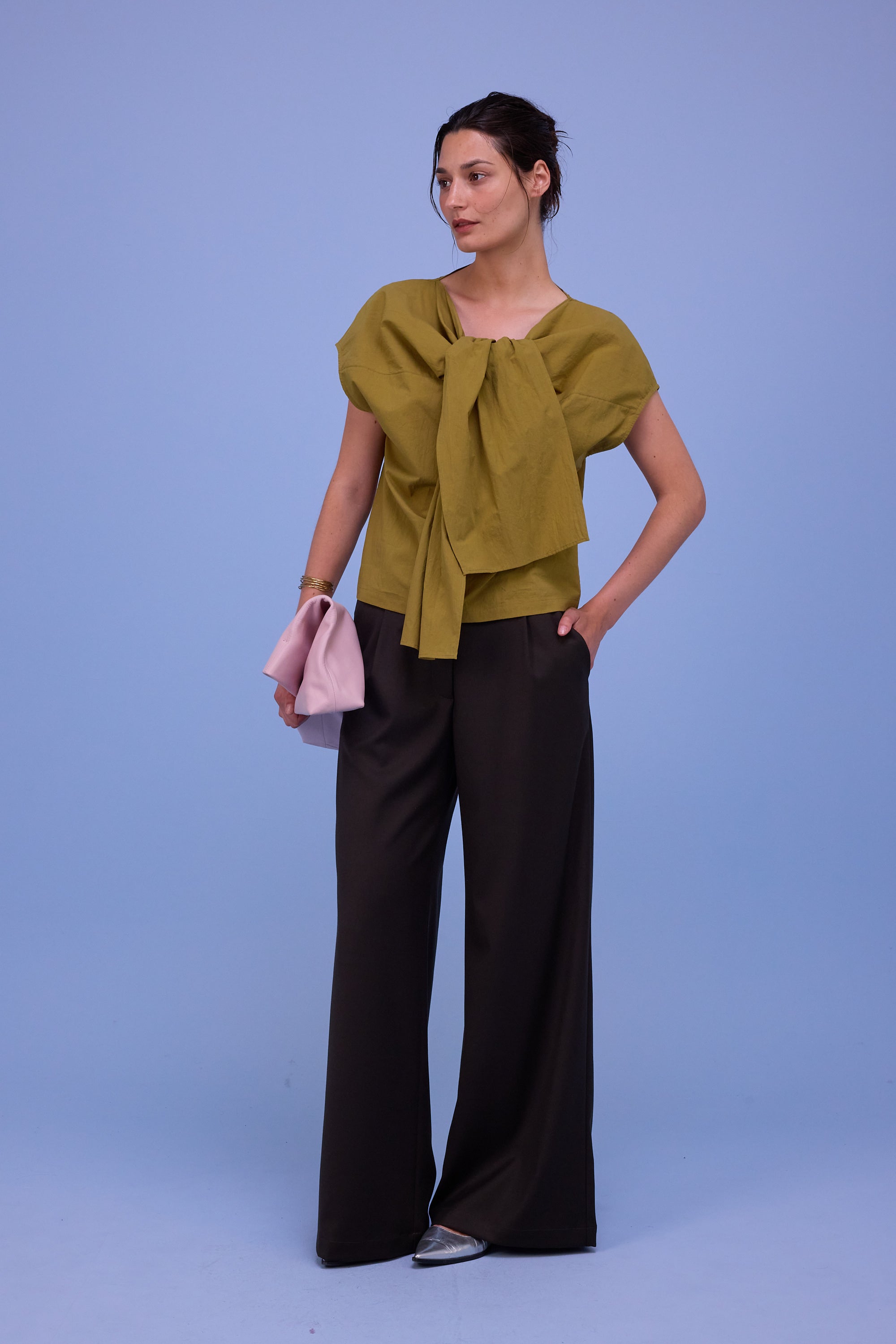 Zoella broek in black olive