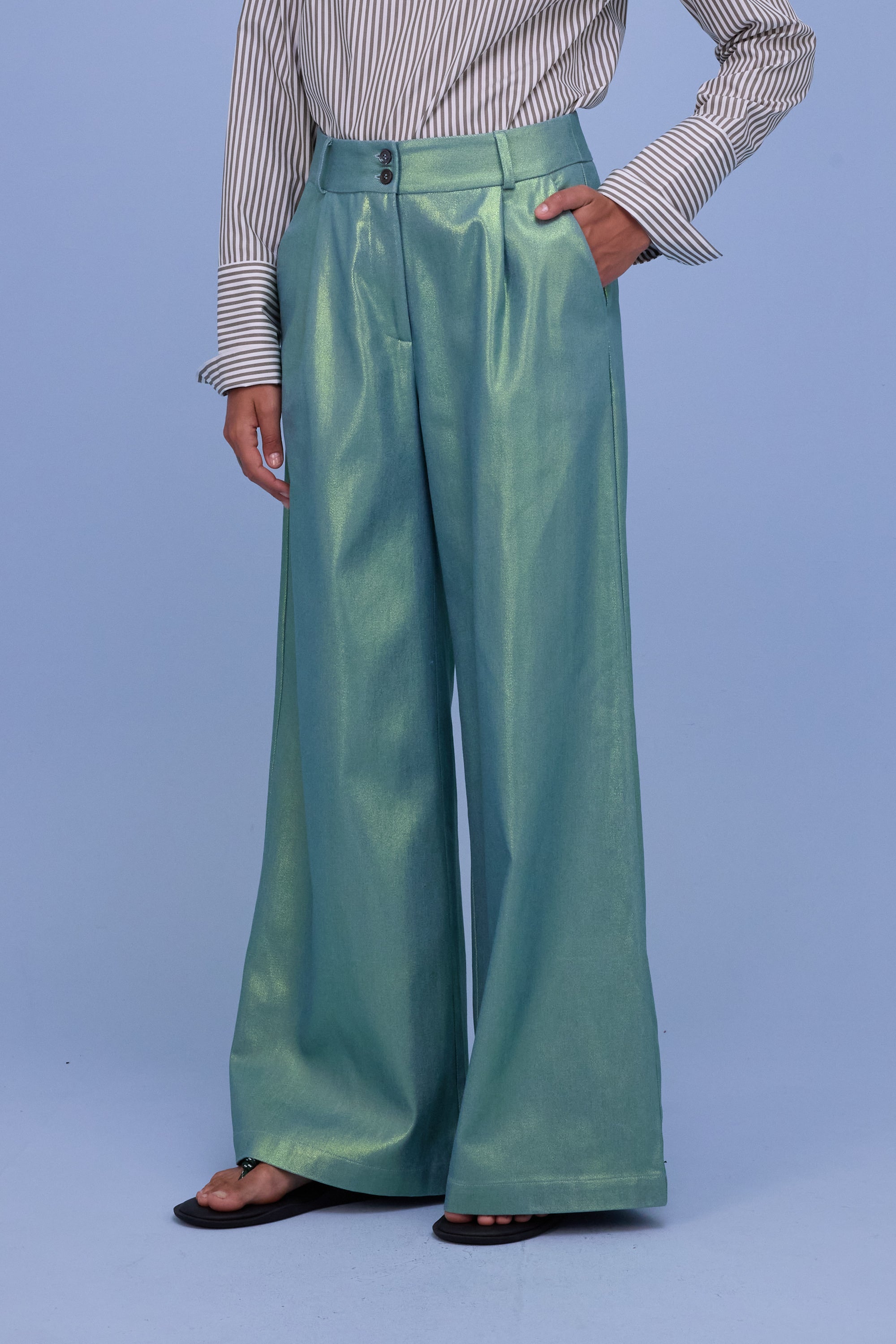 Zoella trousers in mermaid