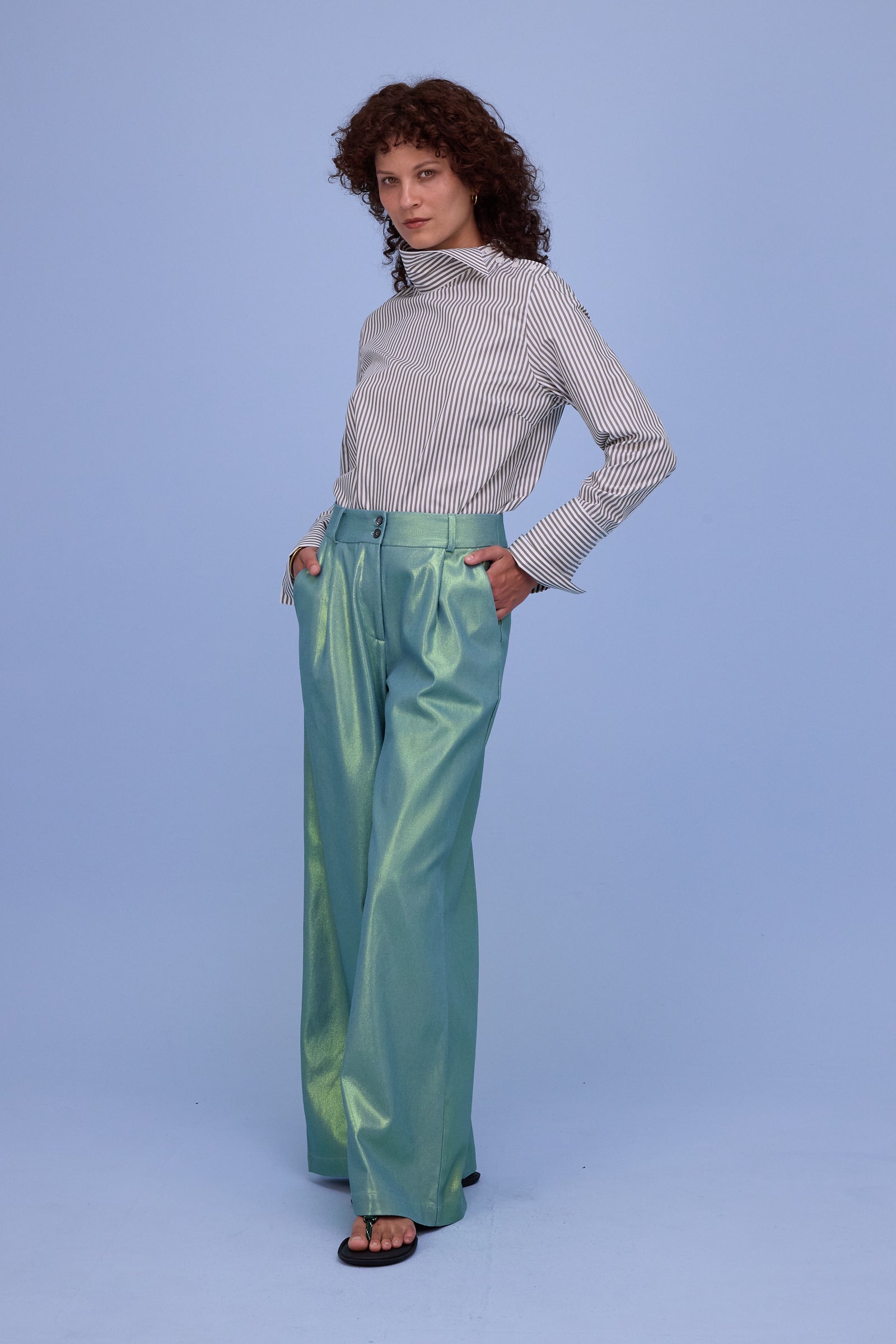 Zoella trousers in mermaid