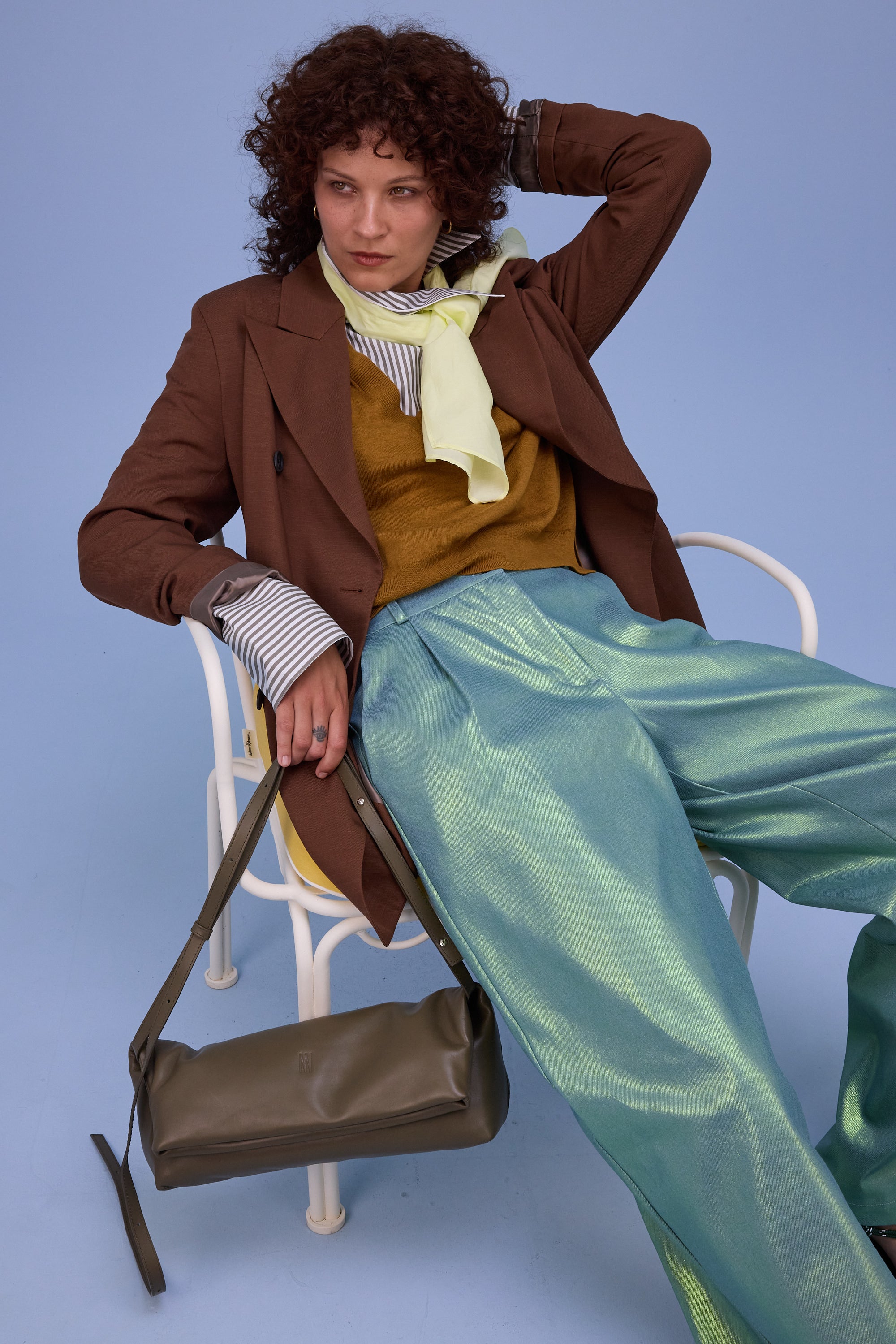 Zoella trousers in mermaid