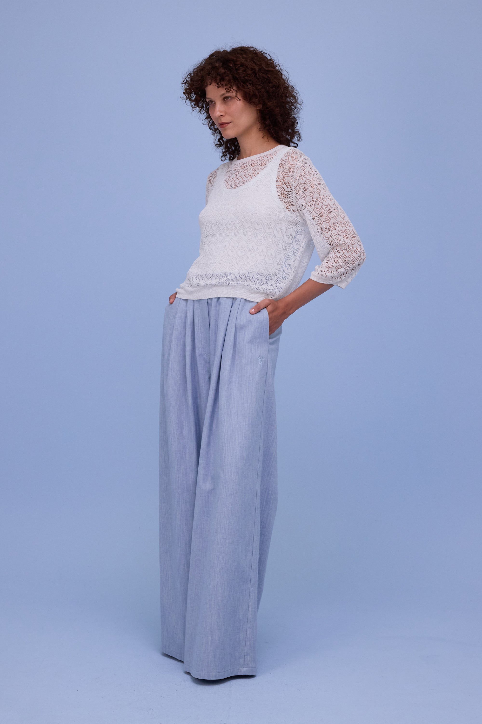 Hardy broek in soft blue