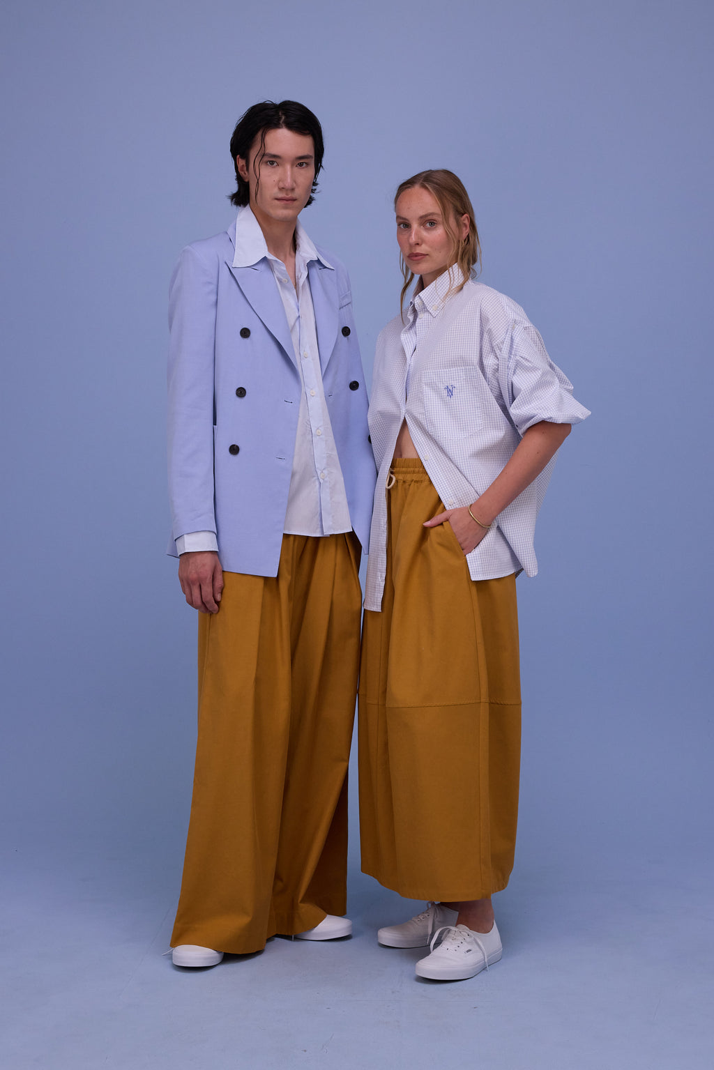 Héva skirt in ochre