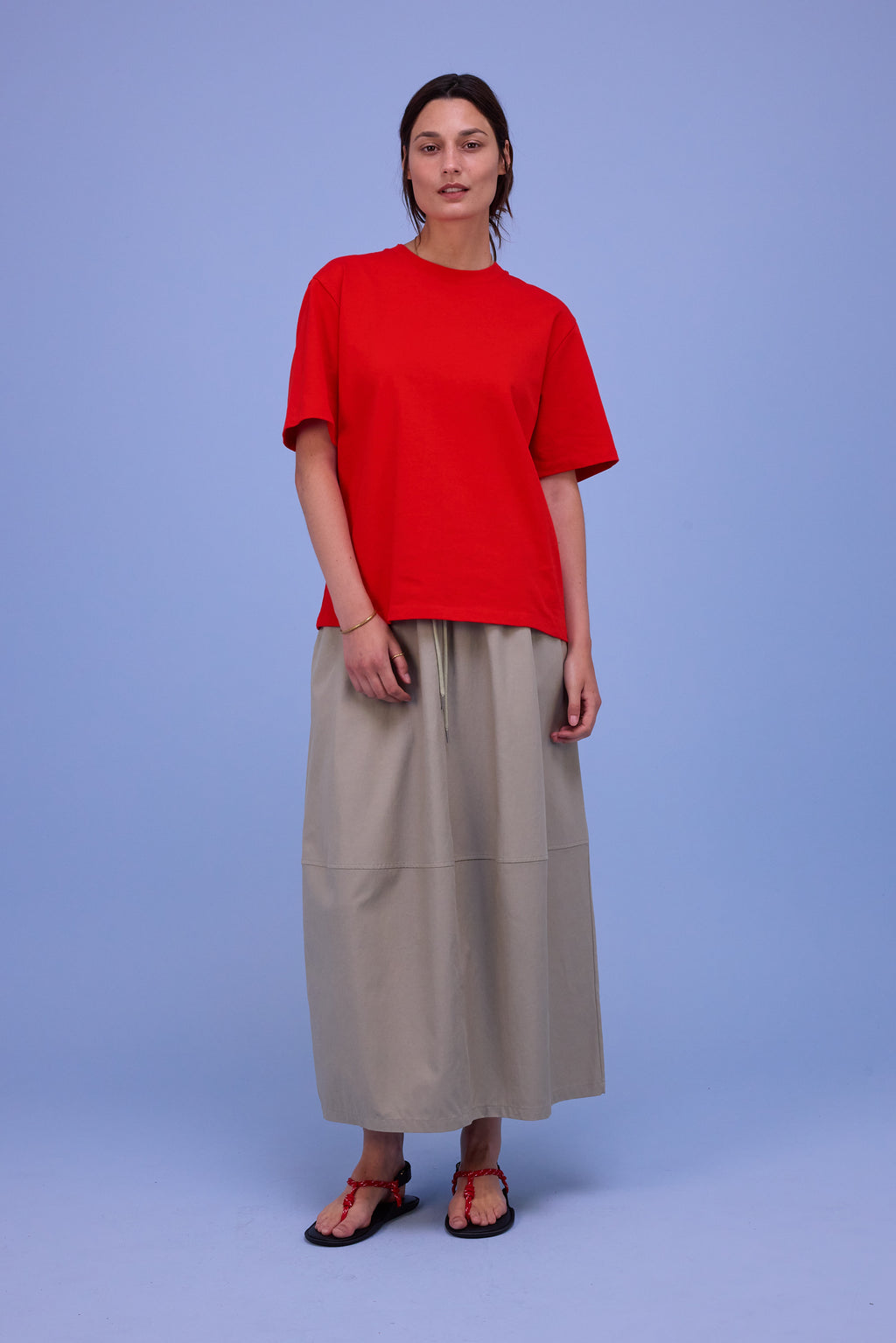 Héva skirt in dust sage