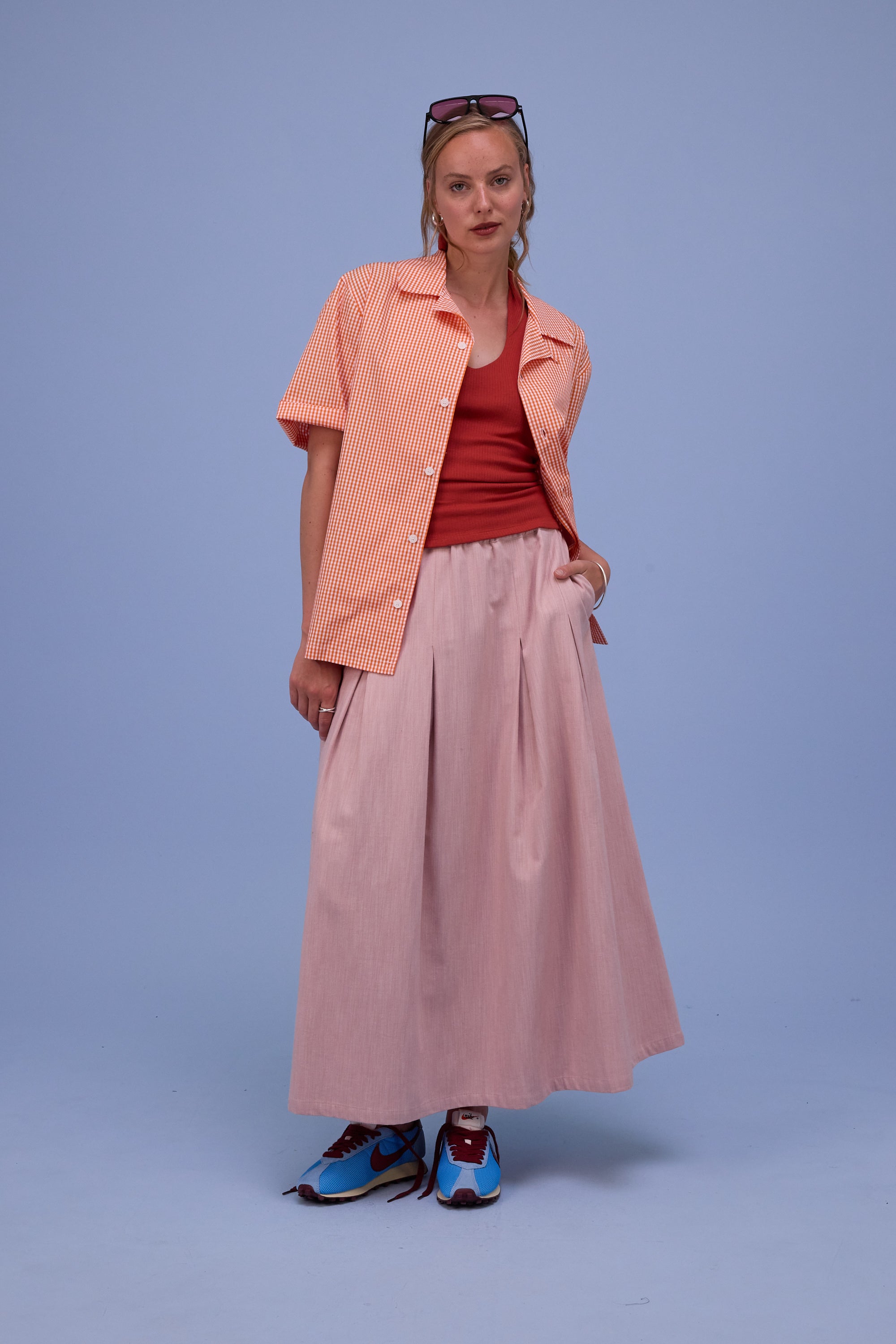 Fieke skirt in soft rose