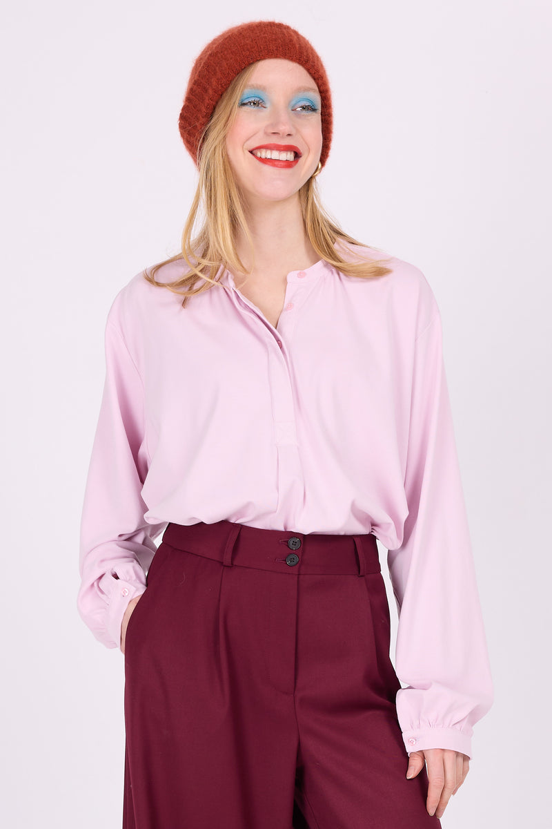 Ceylan weiche lila Bluse