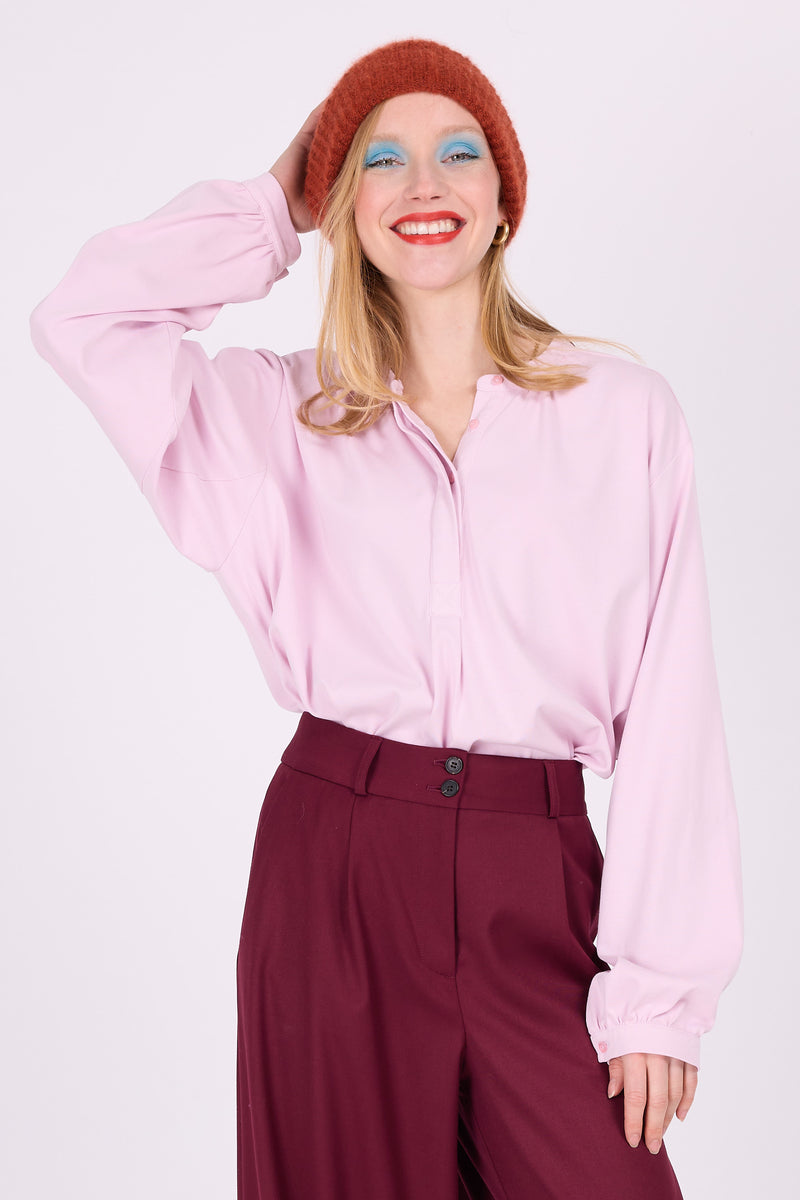 Ceylan weiche lila Bluse