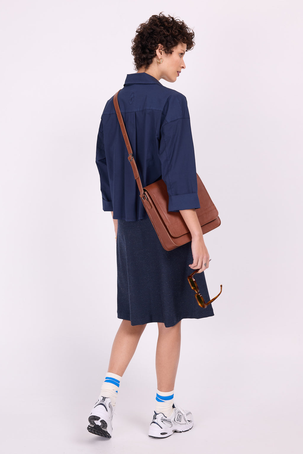 Carol Mitternachtsblaues Hemd