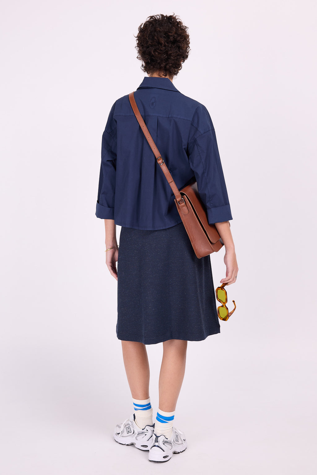 Carol Mitternachtsblaues Hemd