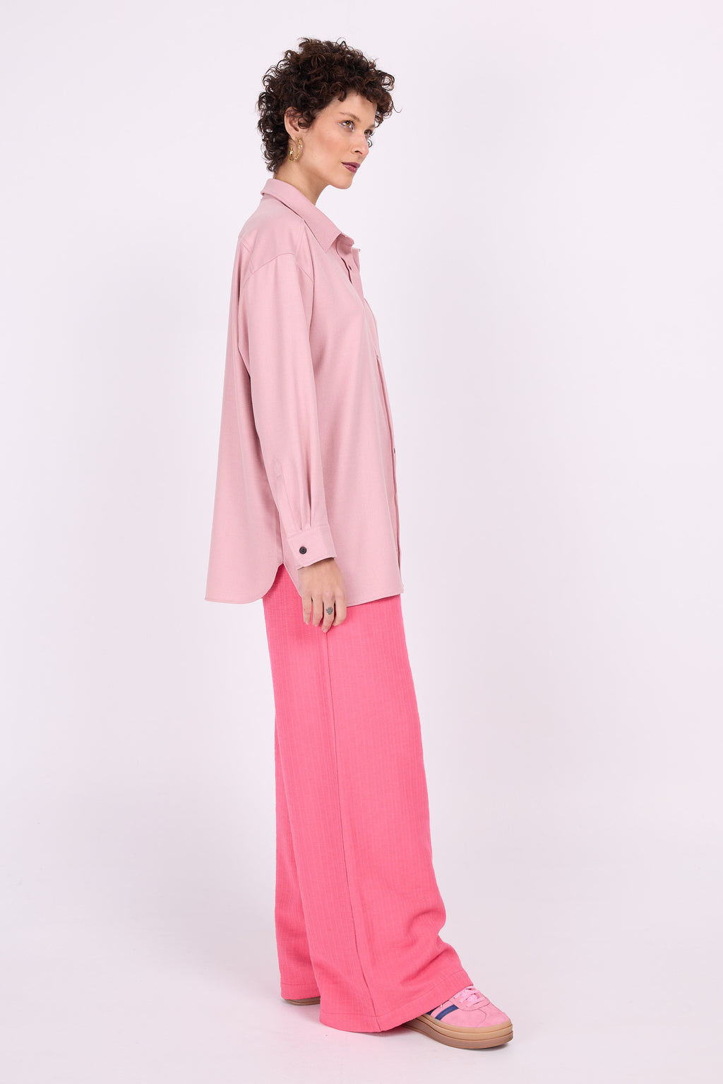 Chemise rose céleste