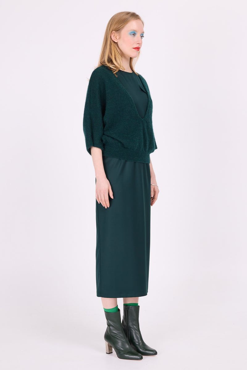 Emelia tannengrünes Kleid
