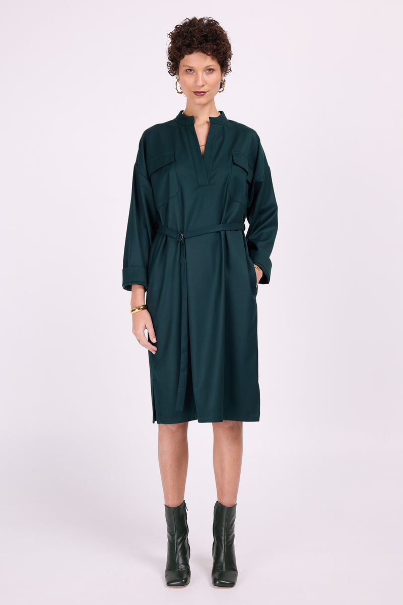 Esmeralda tannengrünes Kleid