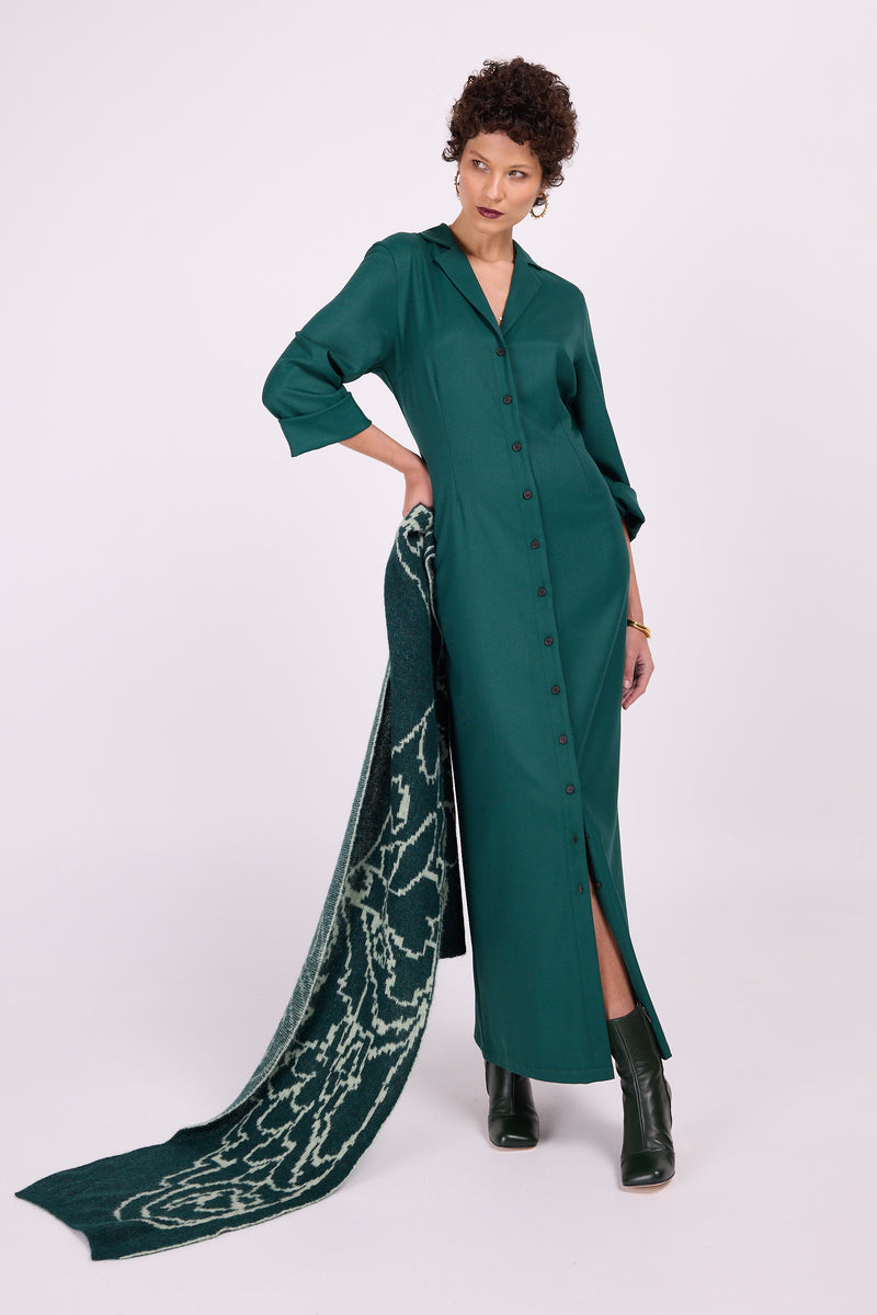 Elynne grünes Überkleid