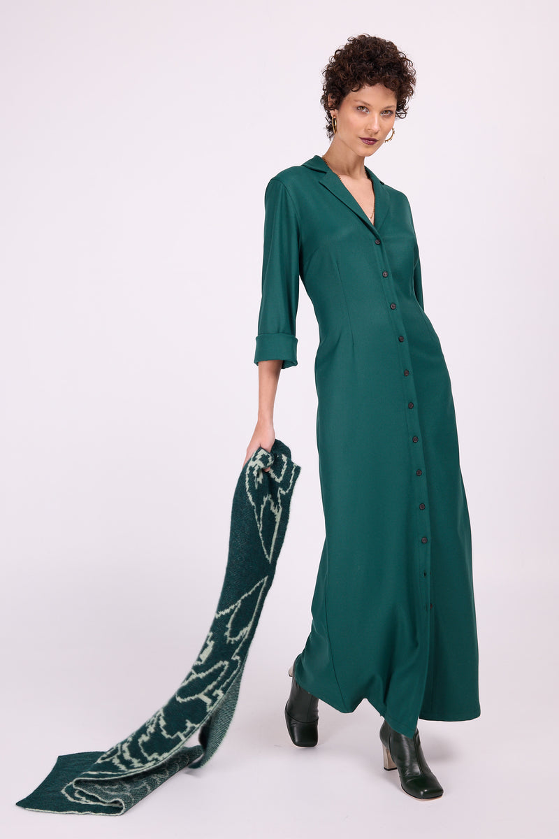 Elynne grünes Überkleid