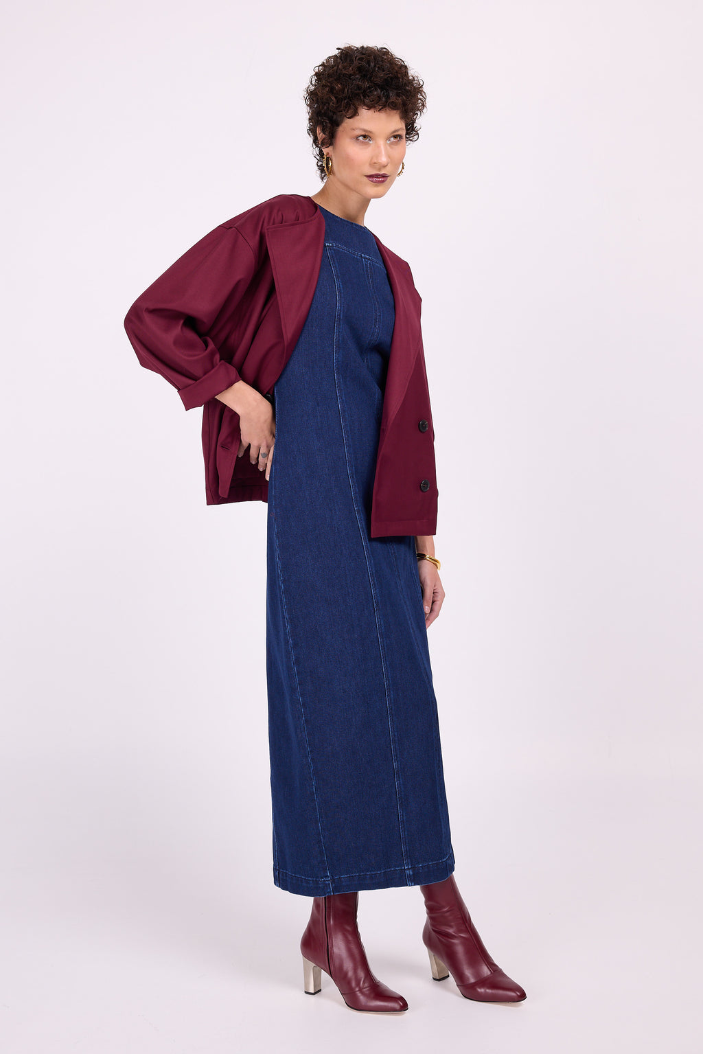 Robe en denim longue Emilou
