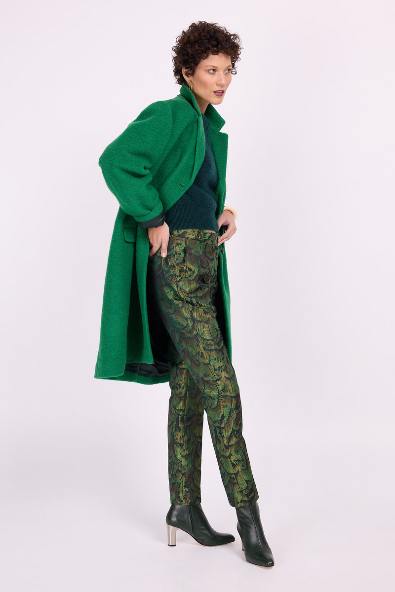 Grasgrüne Jacke Dwight