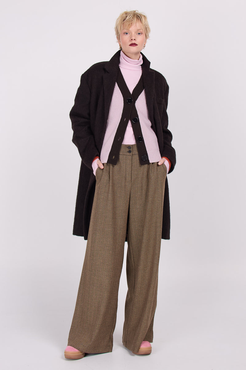 Dwight-Jacke in Java-Braun