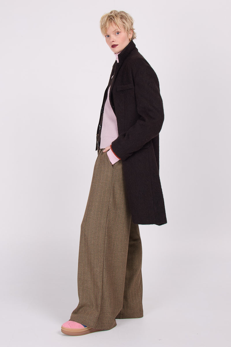 Dwight-Jacke in Java-Braun