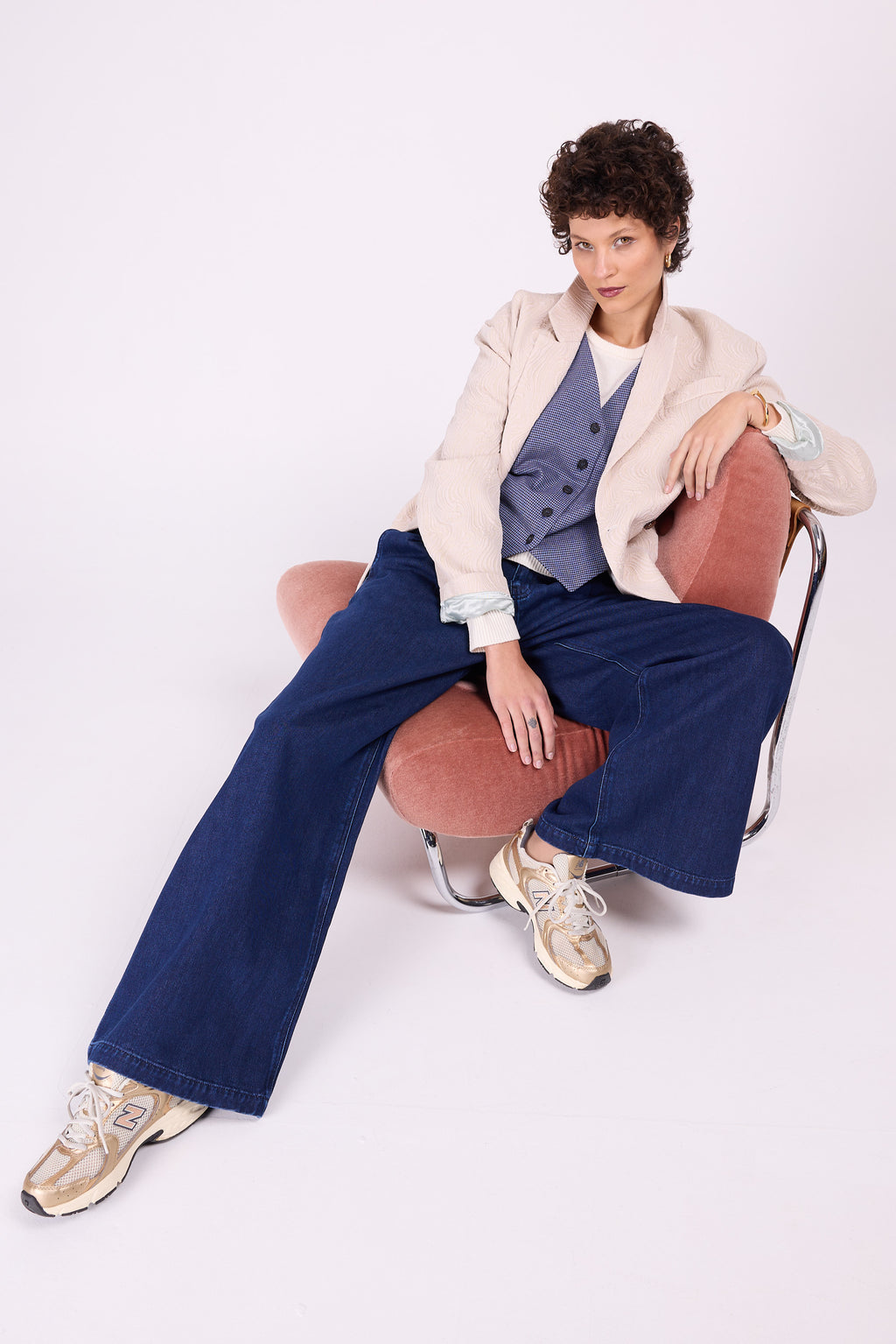 Diego Blazer in schickem Cremepuder