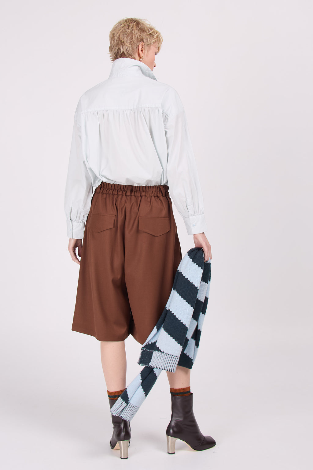 Eddie – Kokosnussbraune Bermudashorts
