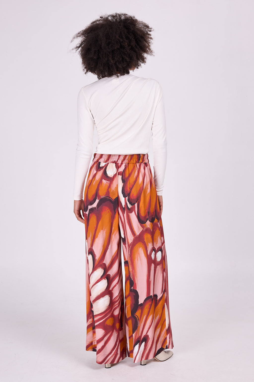 Pantalon Clinton en ailes orange sanguine