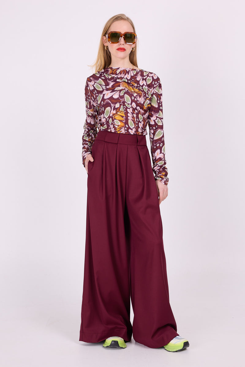 Pantalon Clinton cassis