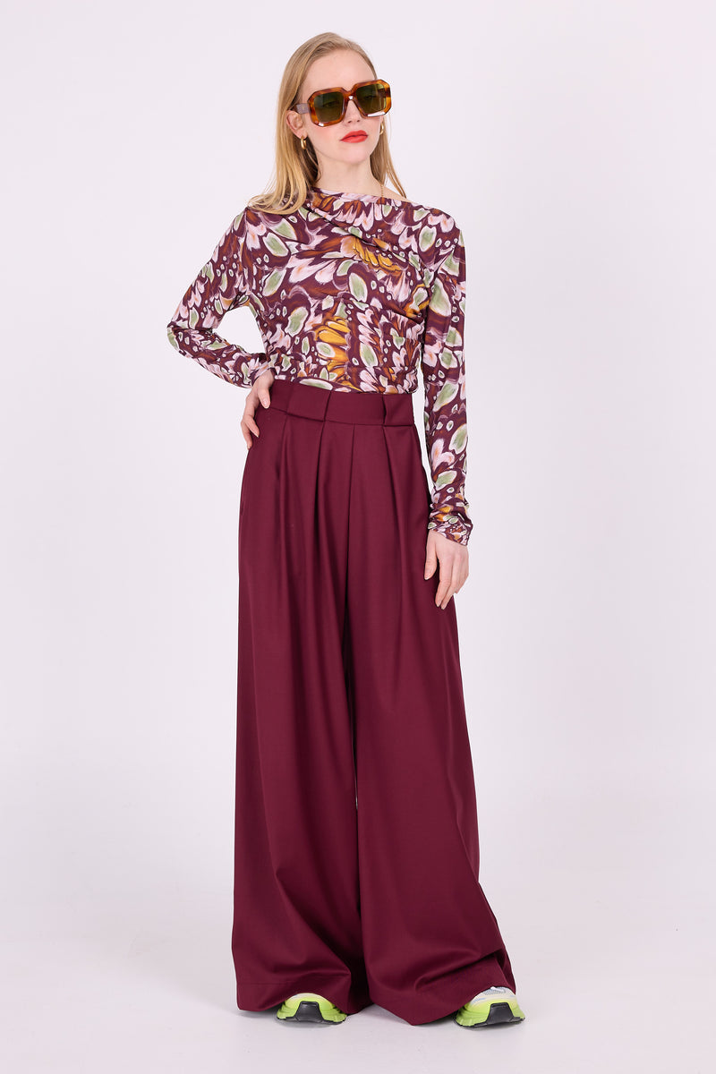 Pantalon Clinton cassis