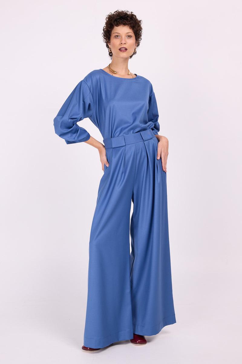 Stahlblaue Hose Clinton