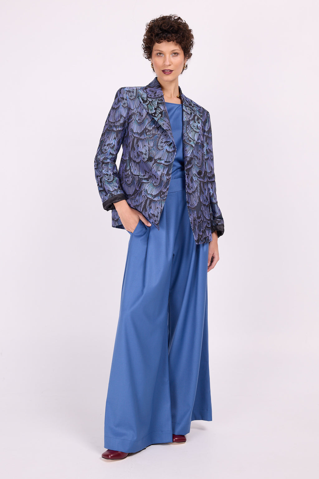 Stahlblaue Hose Clinton