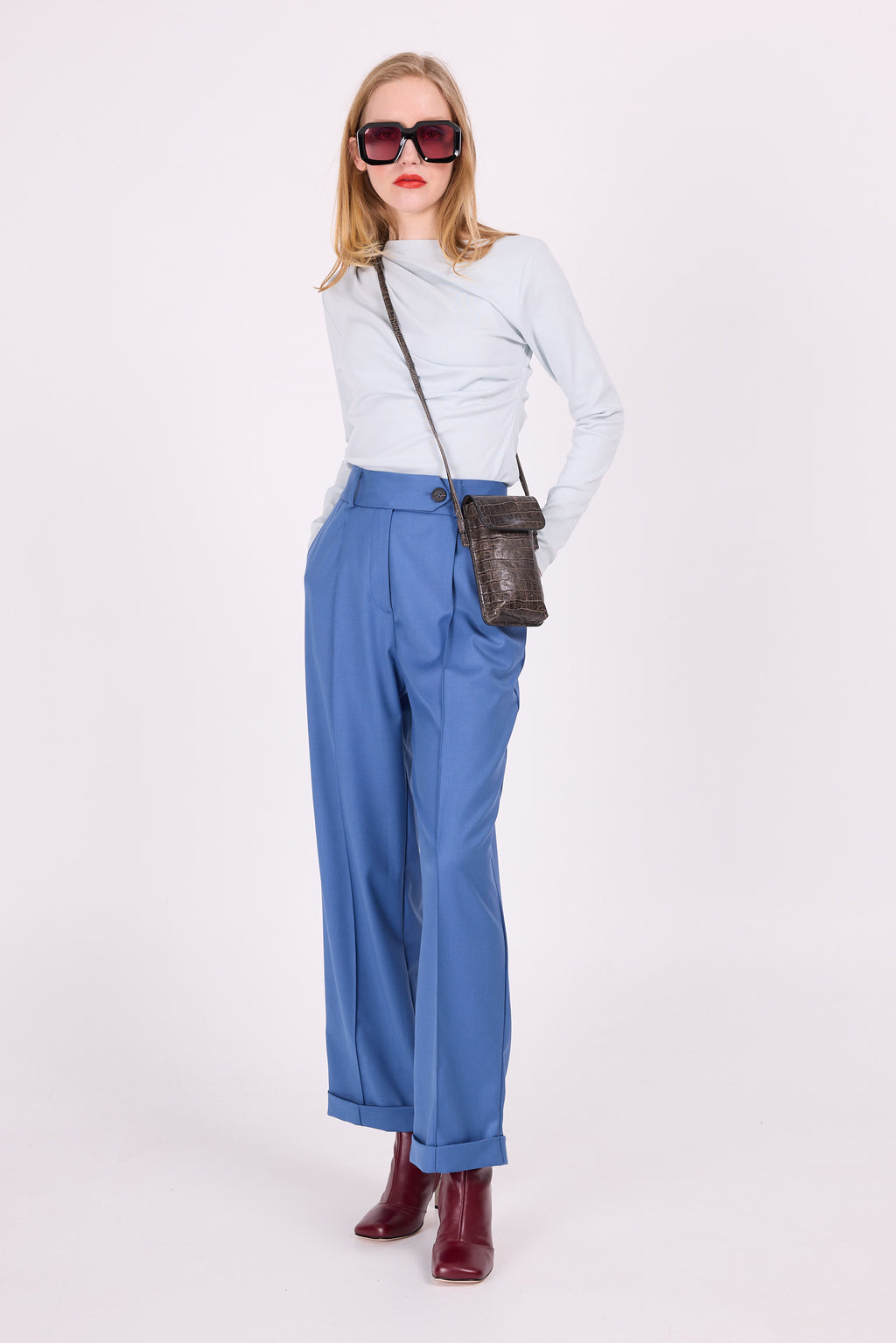 Stahlblaue Hose Enzo