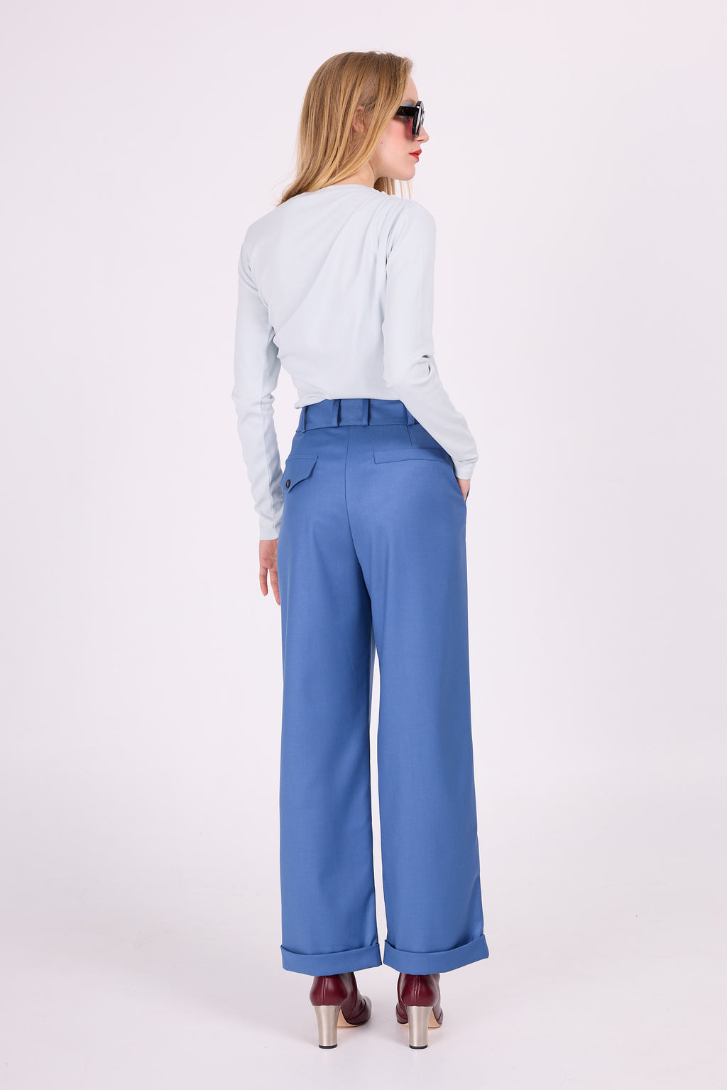 Stahlblaue Hose Enzo