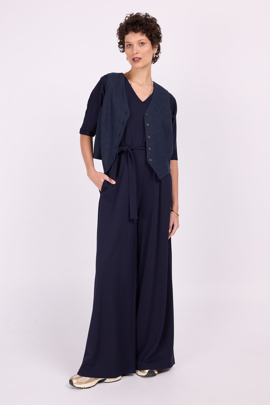 Marineblauer Elvis-Overall