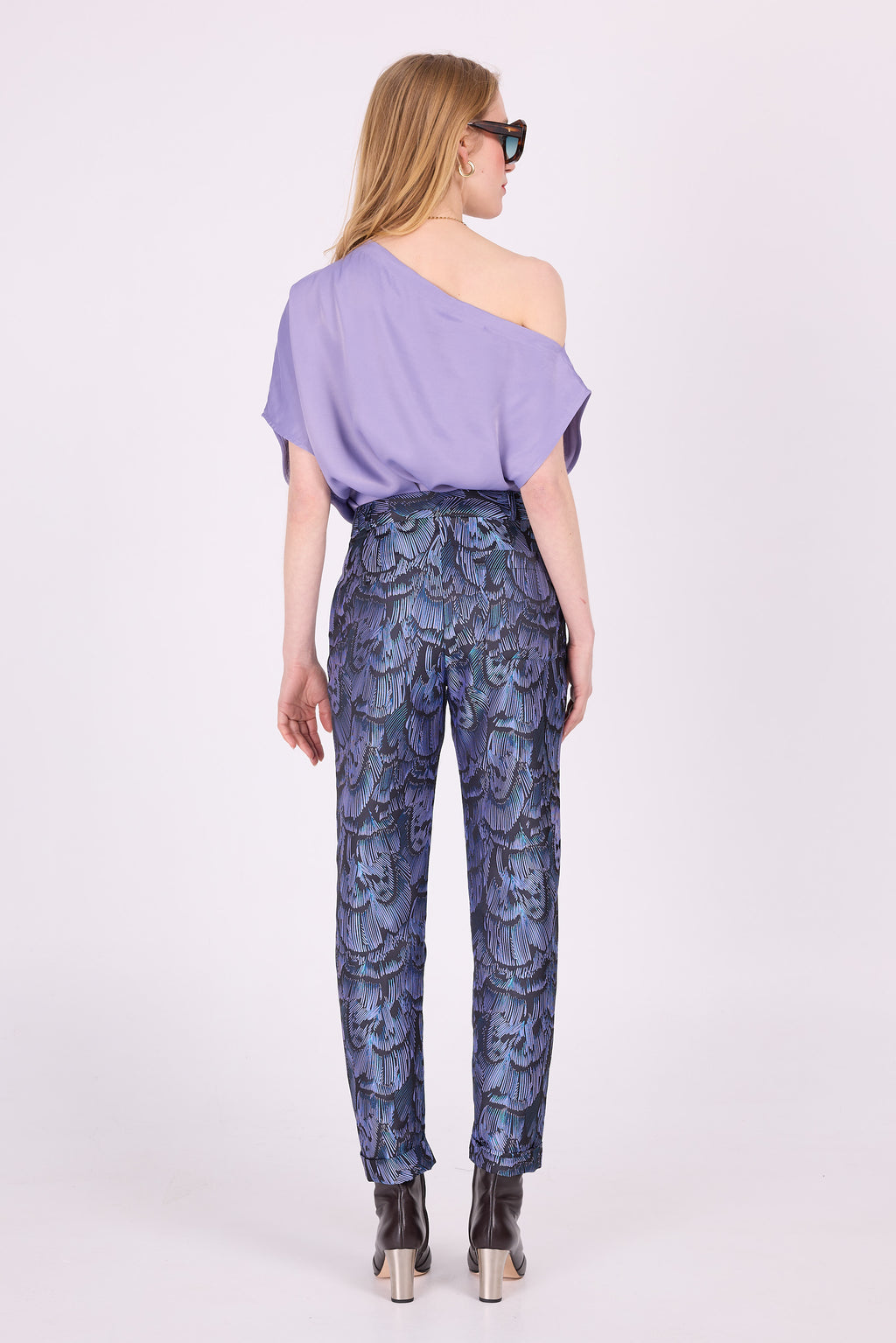 Hose Emiel in blau-lila Libelle